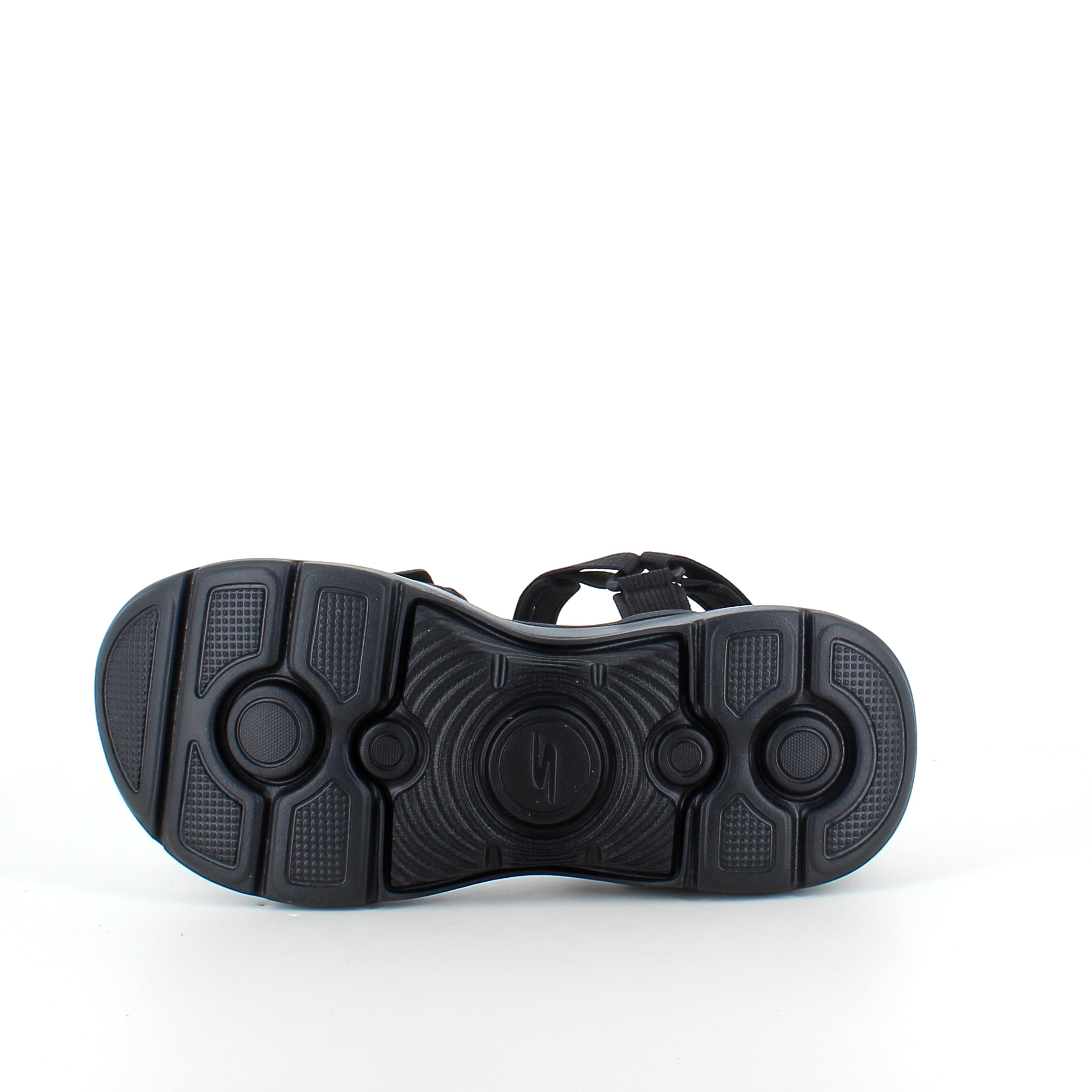 Skechers GO WALK Sandal i sort – komfort sandal med svangstøtte & stødabsorbering