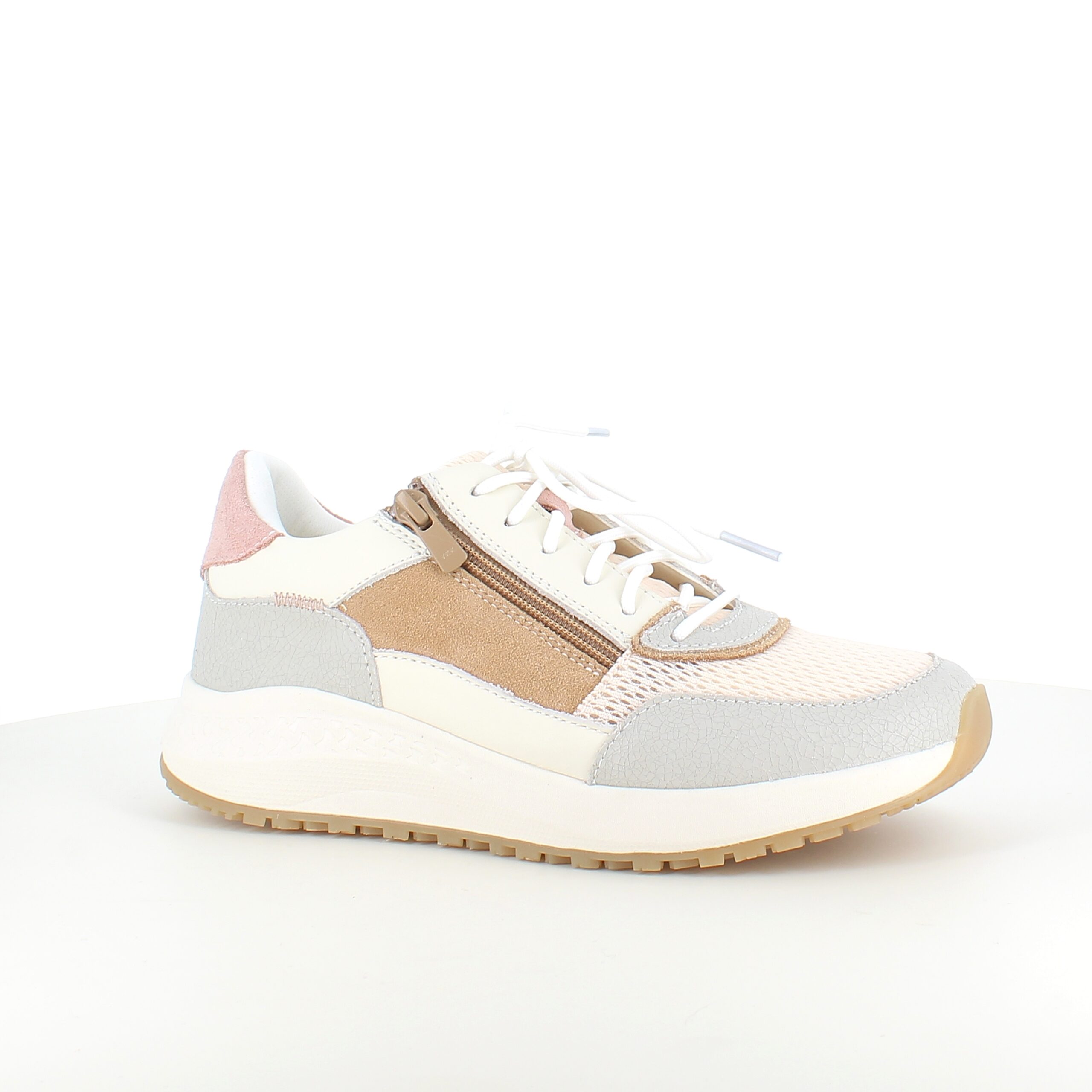 Rosa Green Comfort sko med god bredde og dobbelt åbning