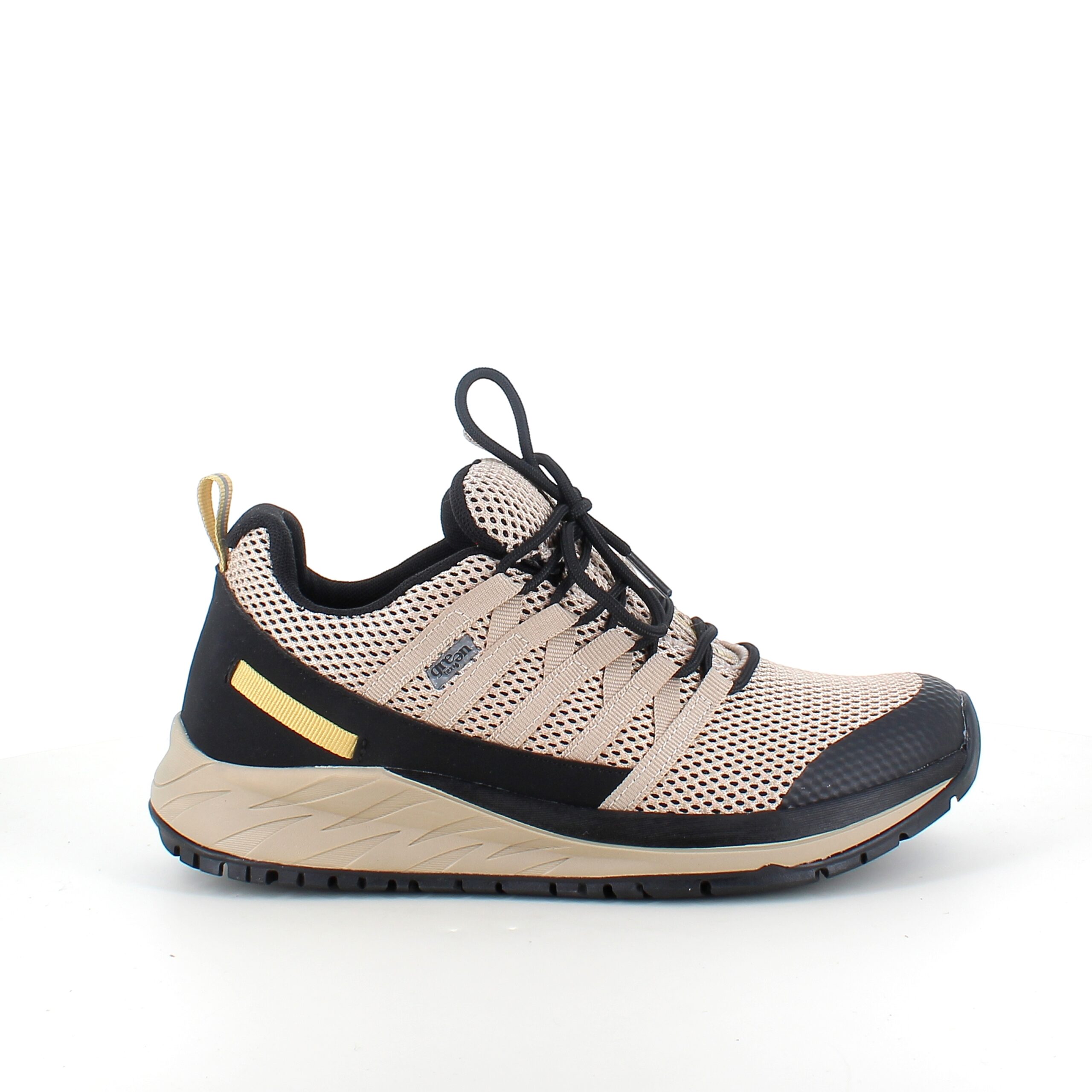 Beige vandtæt sko fra Green Comfort med masser af svangstøtte