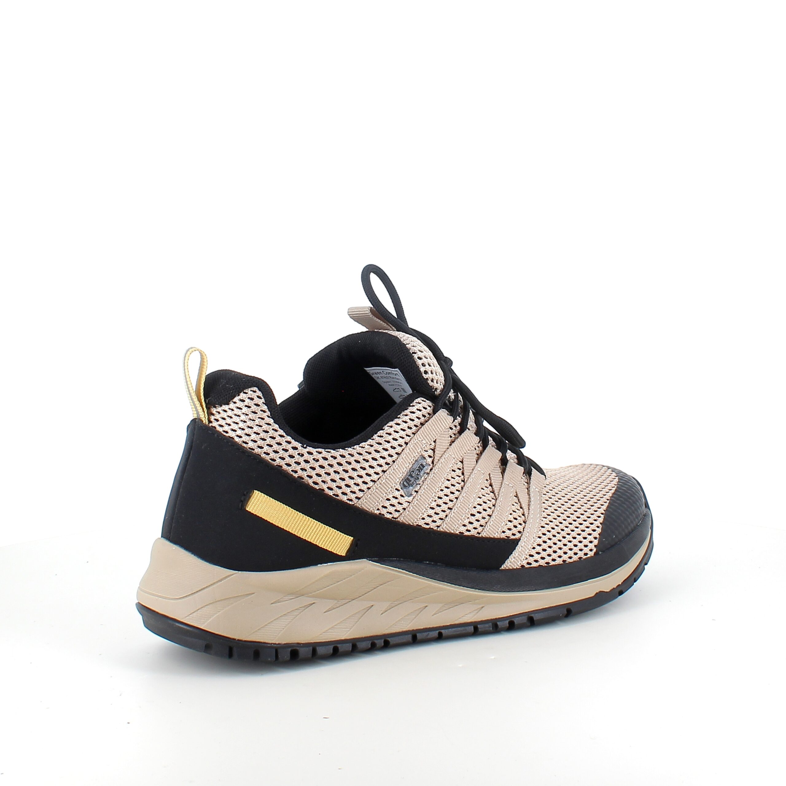 Beige vandtæt sko fra Green Comfort med masser af svangstøtte