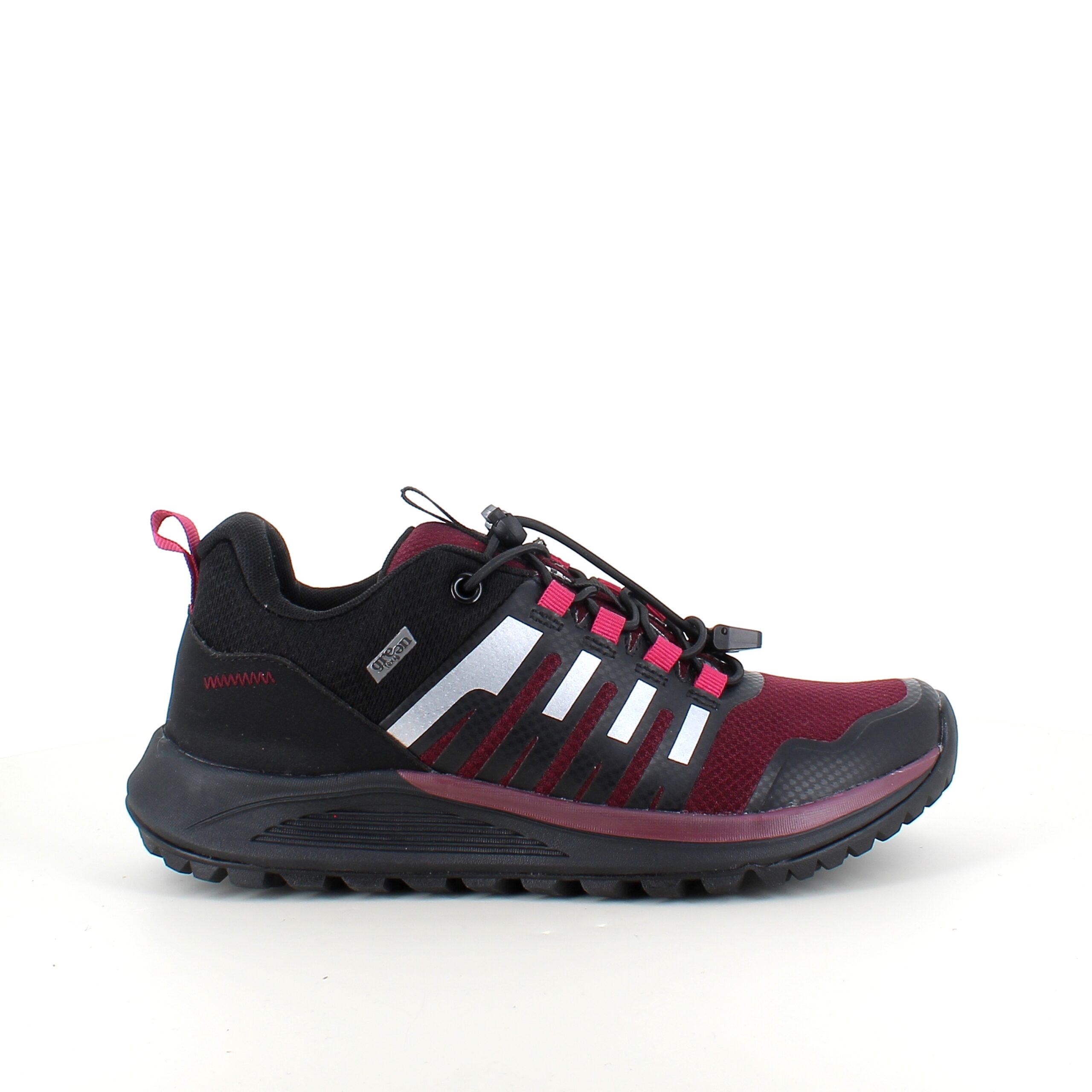 Vandtæt dame vandresko i bordeaux fra Green Comfort