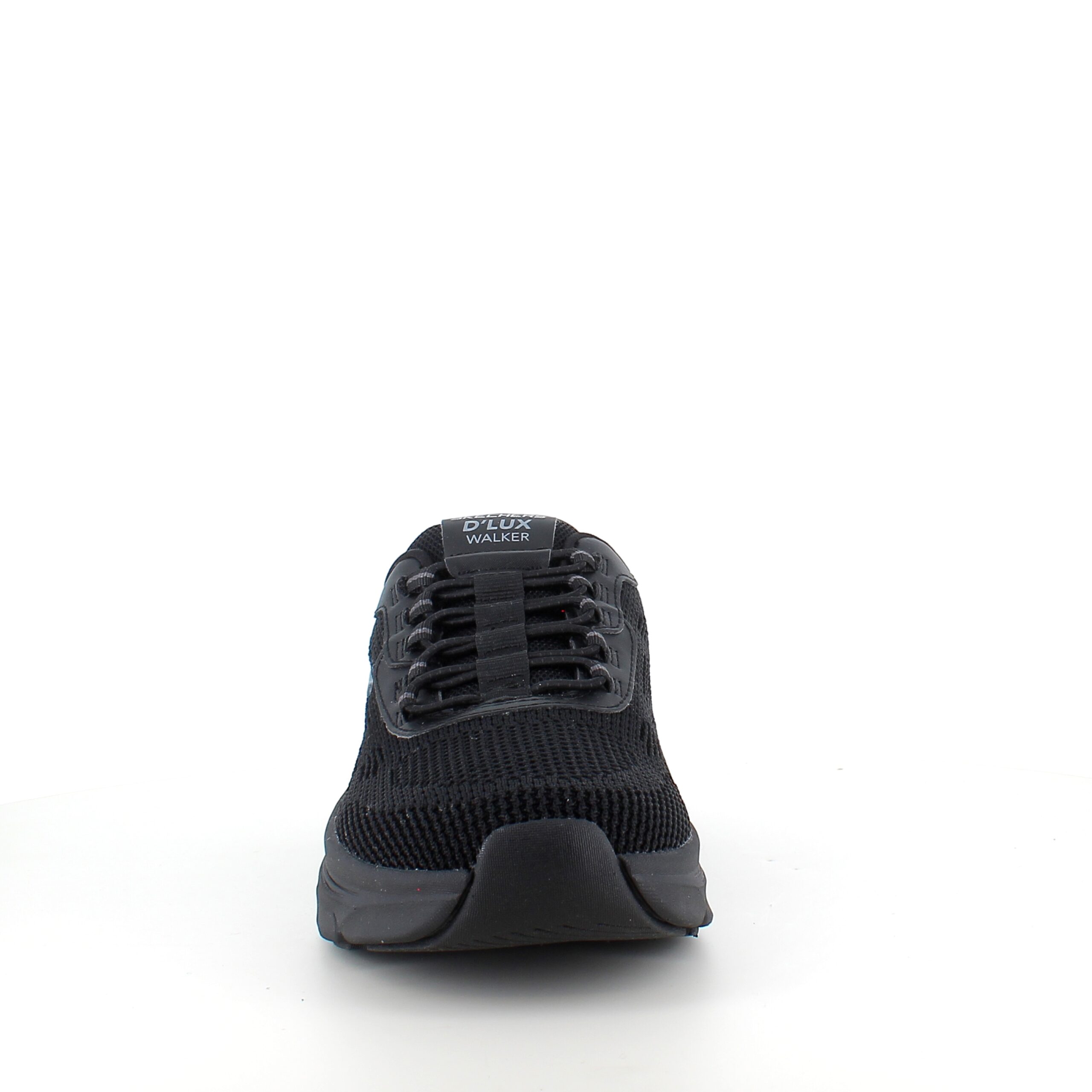 Sort Skechers Slip-ins med strikket overdel og elastiksnøre