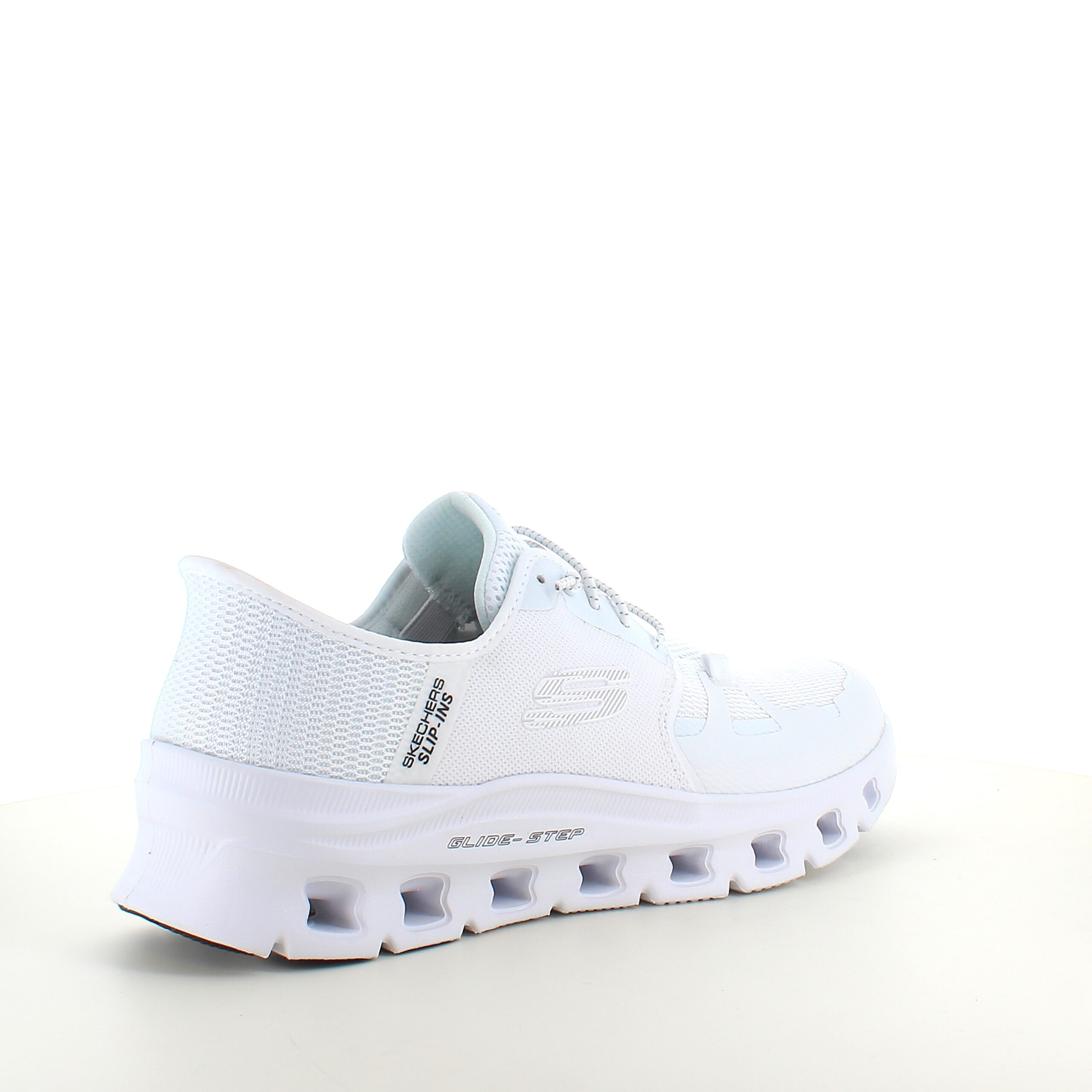 Hvid Skechers Slip-Ins sko med masser af støddæmpning