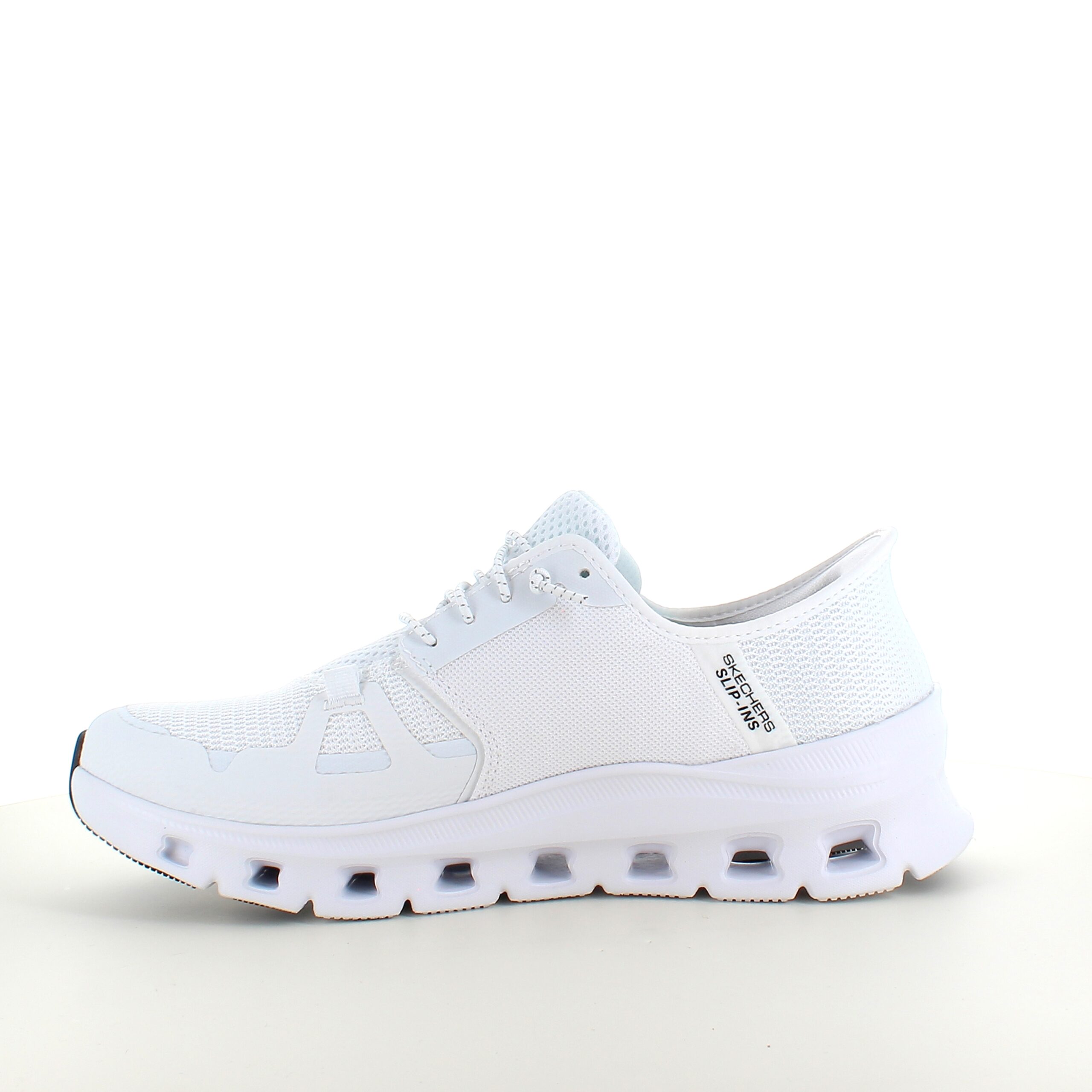 Hvid Skechers Slip-Ins sko med masser af støddæmpning