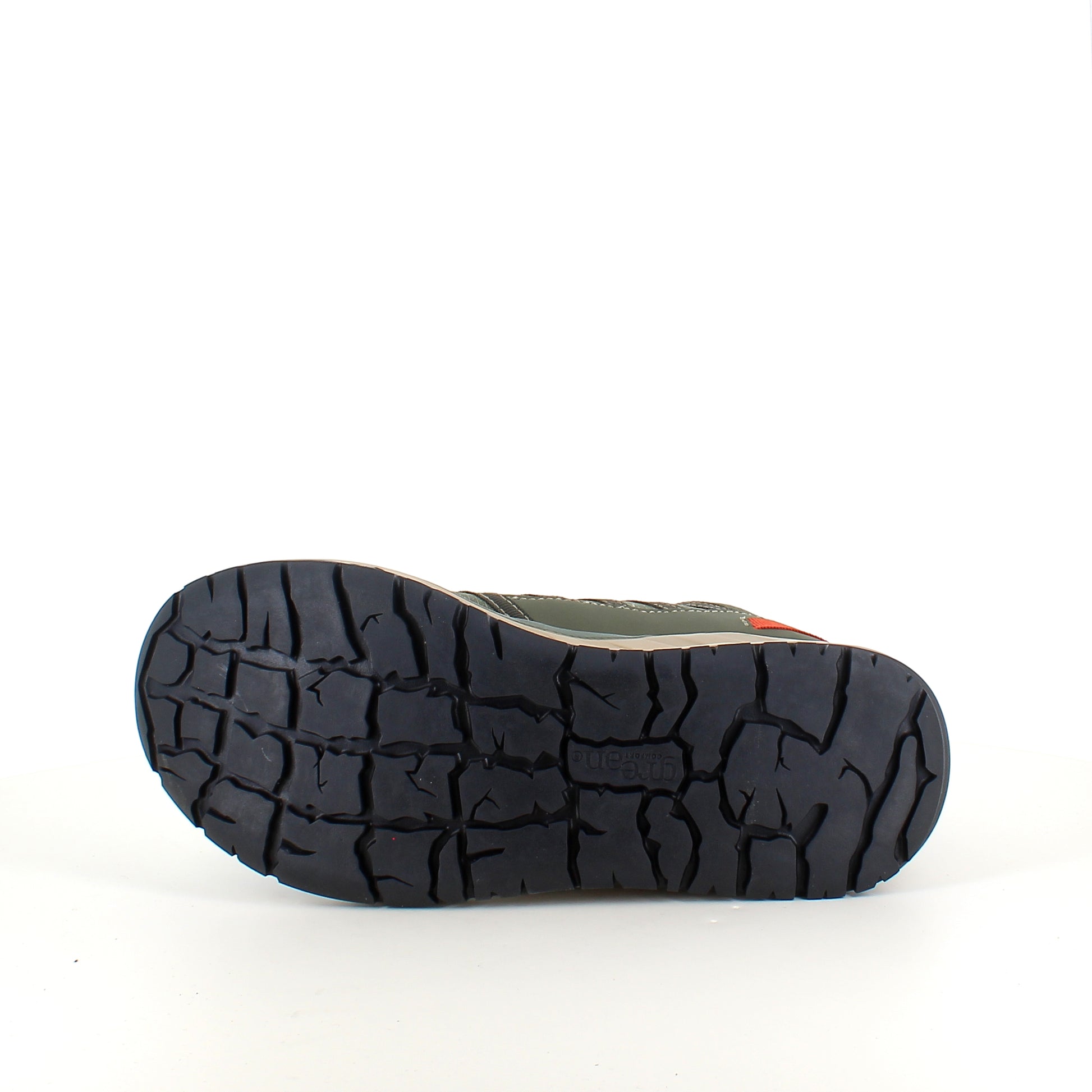 Green Comfort Path Pipi – olivengrøn outdoor sneaker med H-læst & svangstøtte