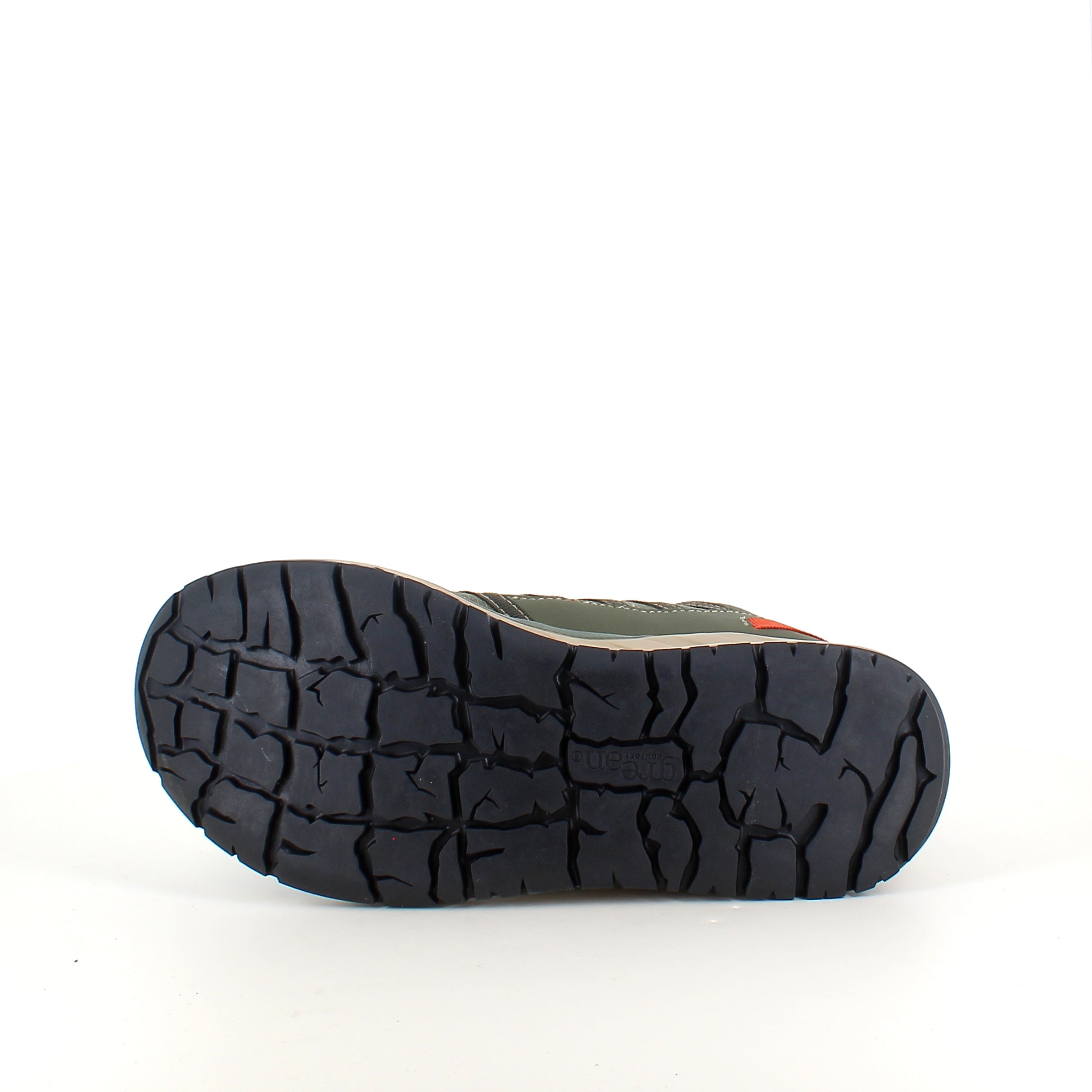Green Comfort Path Pipi – olivengrøn outdoor sneaker med H-læst & svangstøtte