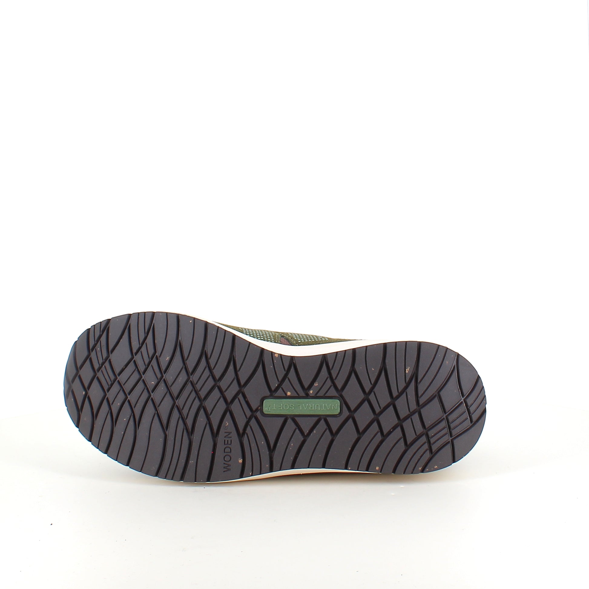 Woden Rigmor Open Mesh – mørk olivengrøn sneaker