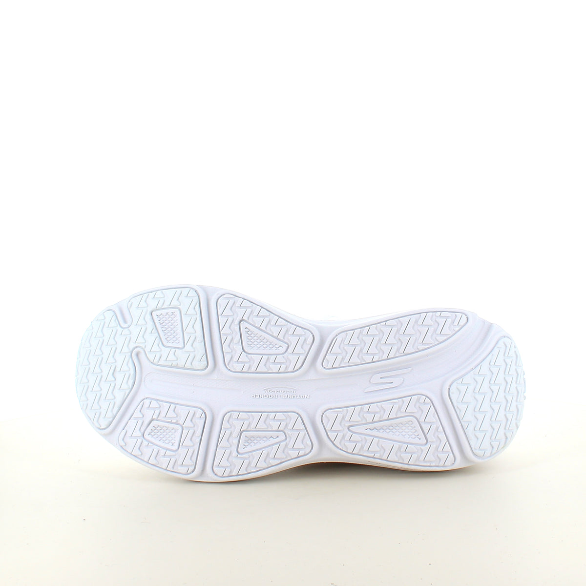 Skechers Max Cushioning Hvid slip on sneaker med maksimal stødabsorbering