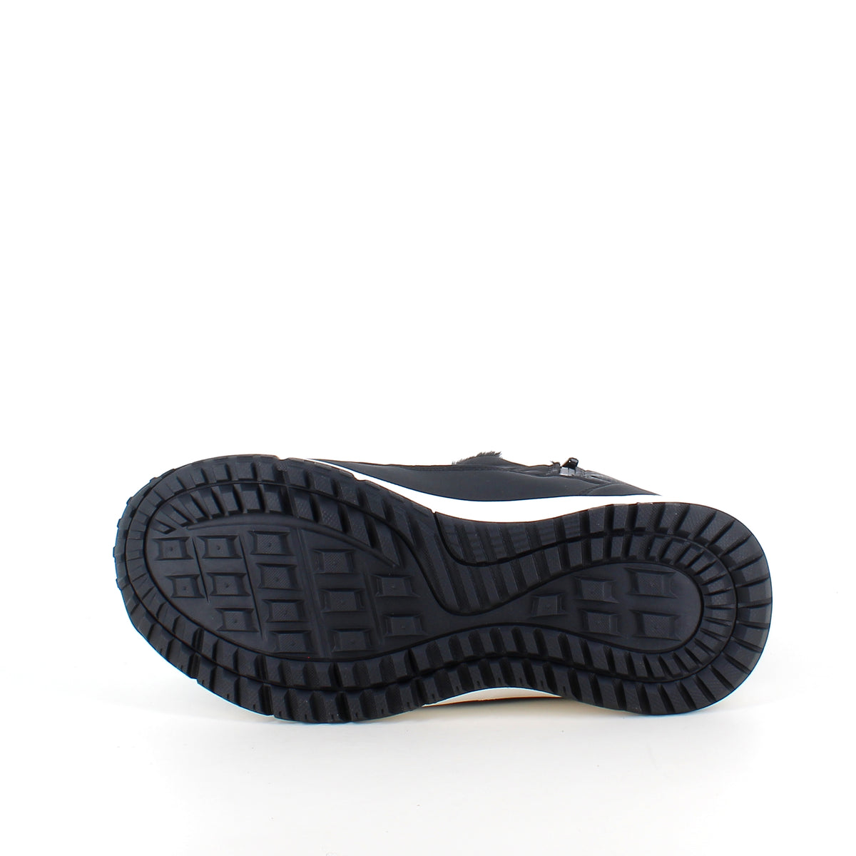 Whistler vandtæt vinterstøvle i sort – varm foret støvle med lynlås og skridhæmmende sål