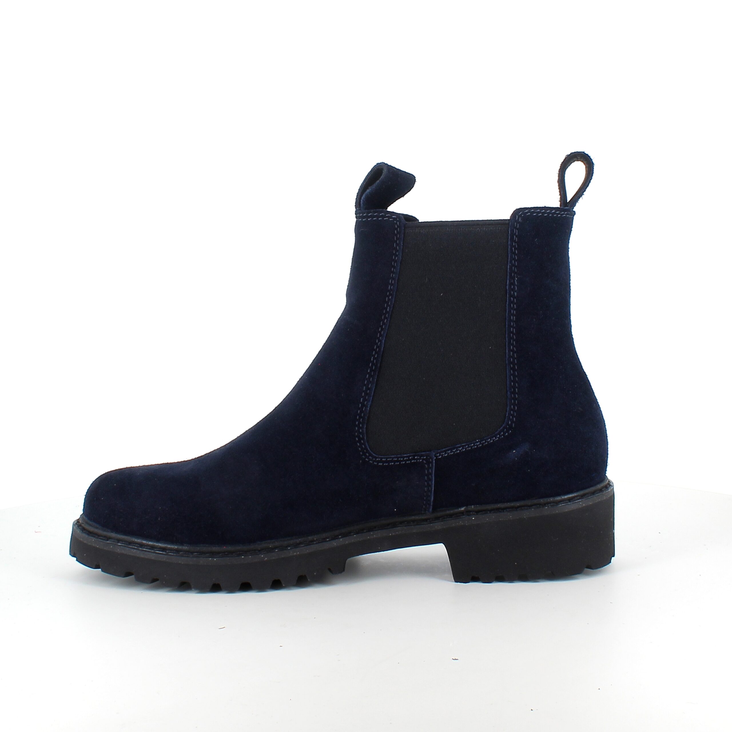 Mørkeblå ruskindsstøvle fra Green Comfort