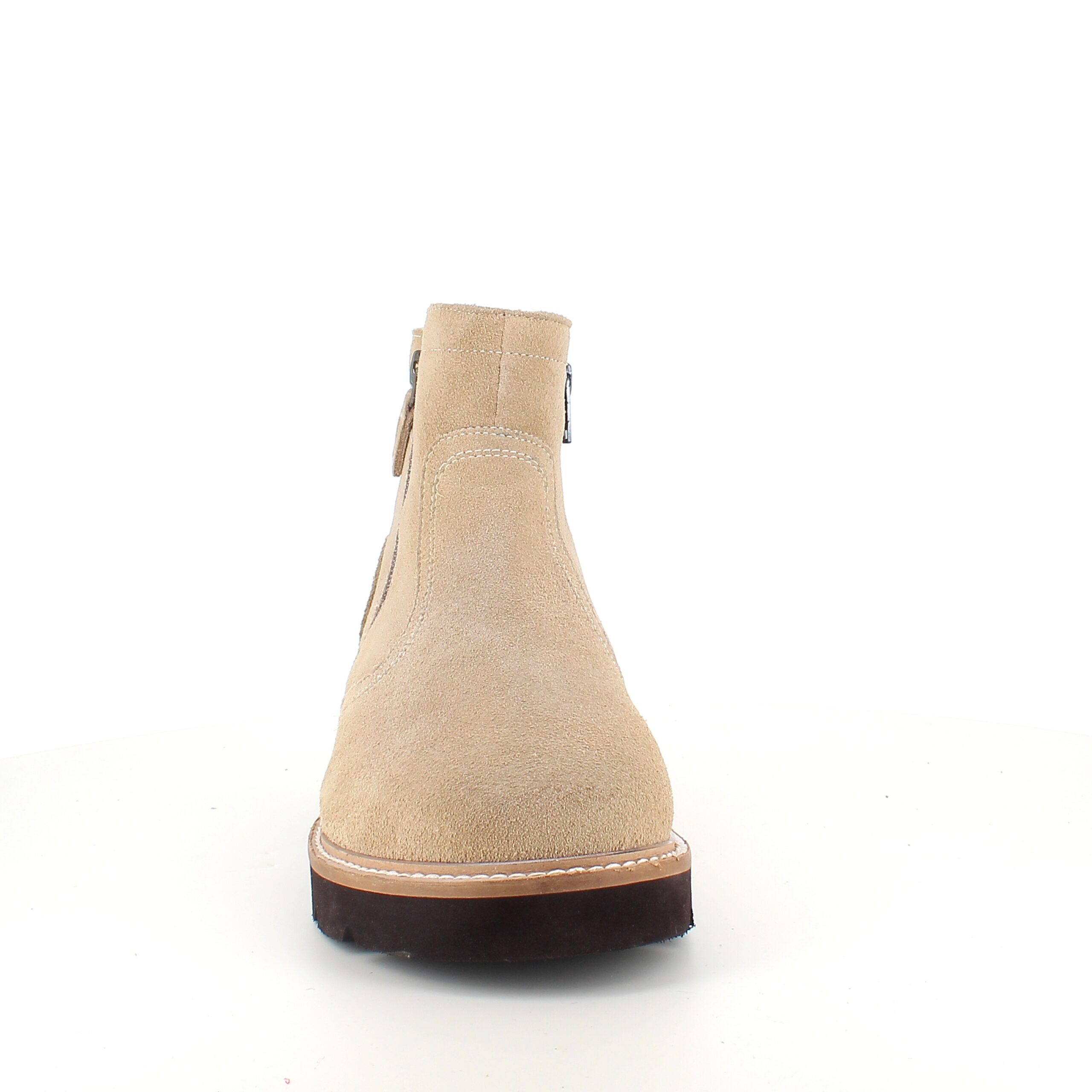 Ruskindsstøvle med EnergySole™, uldfor, dobbelt lynlås & ekstra rummelig H-pasform