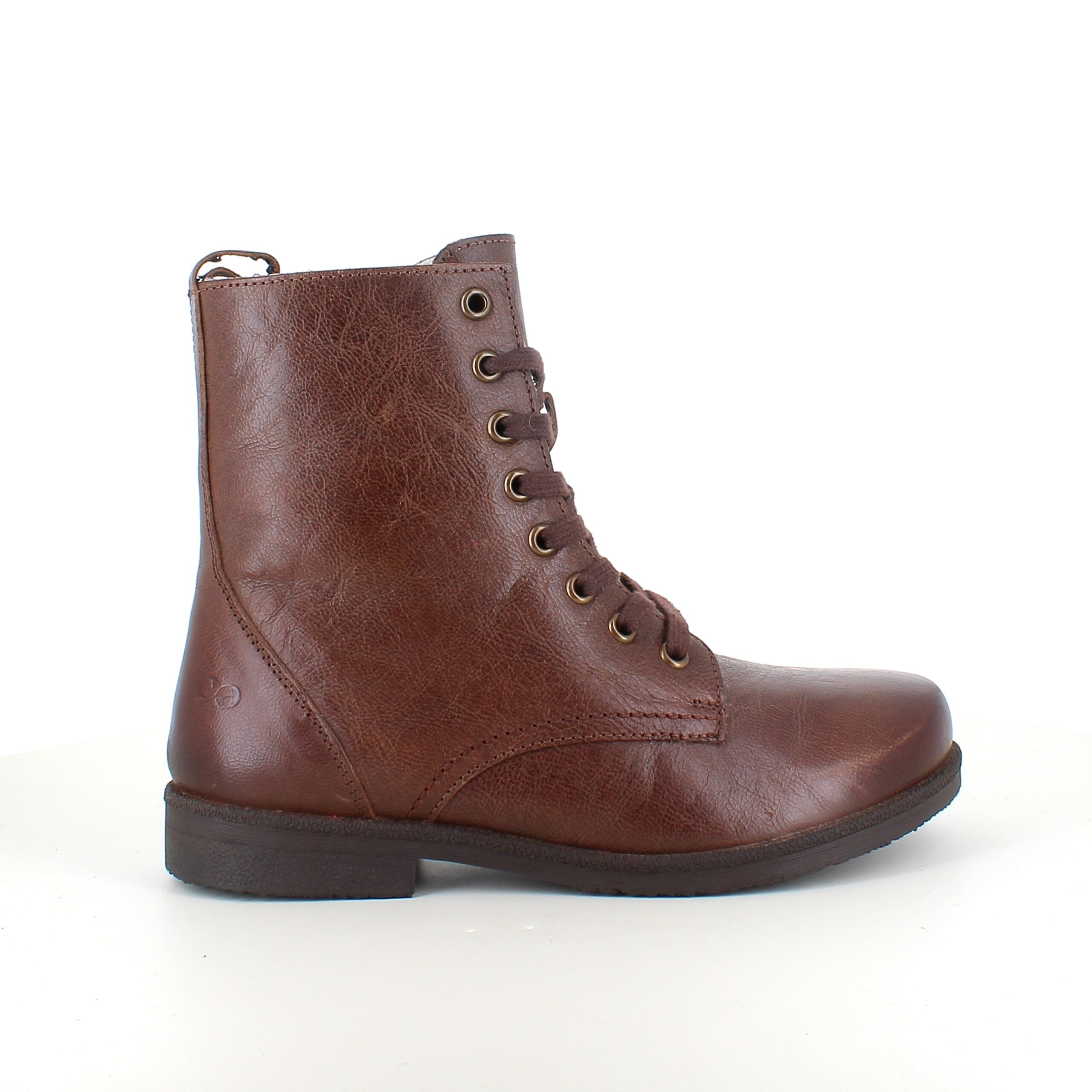 Green Comfort vinterstøvle med uldfor i brun