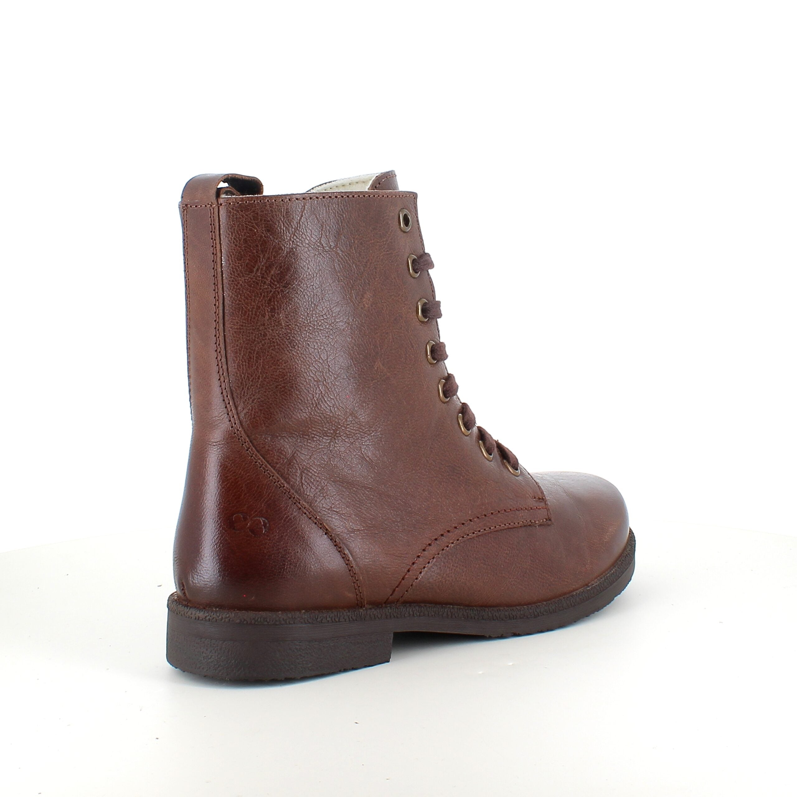 Green Comfort vinterstøvle med uldfor i brun