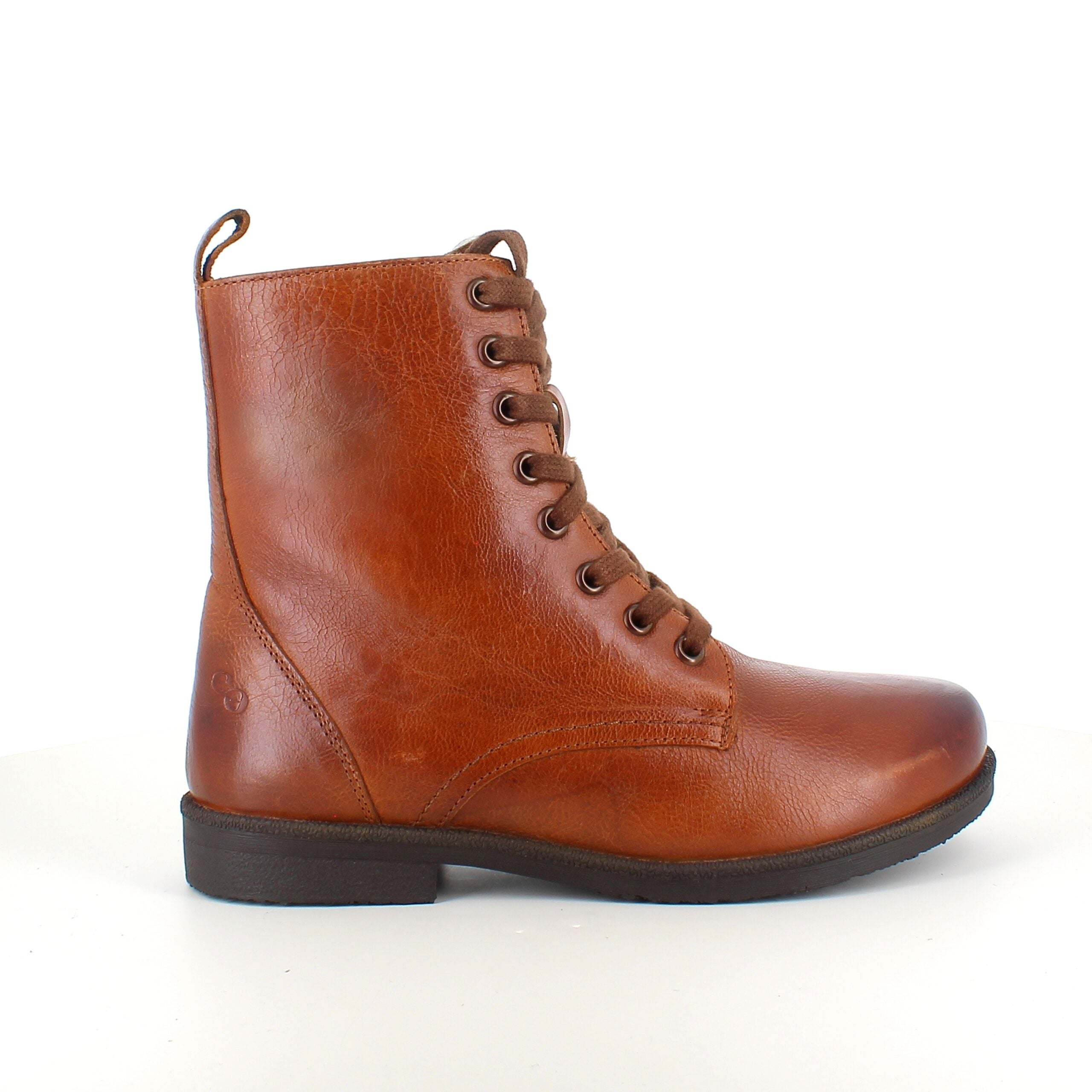 Green Comfort vinterstøvle med uldfor i congnac