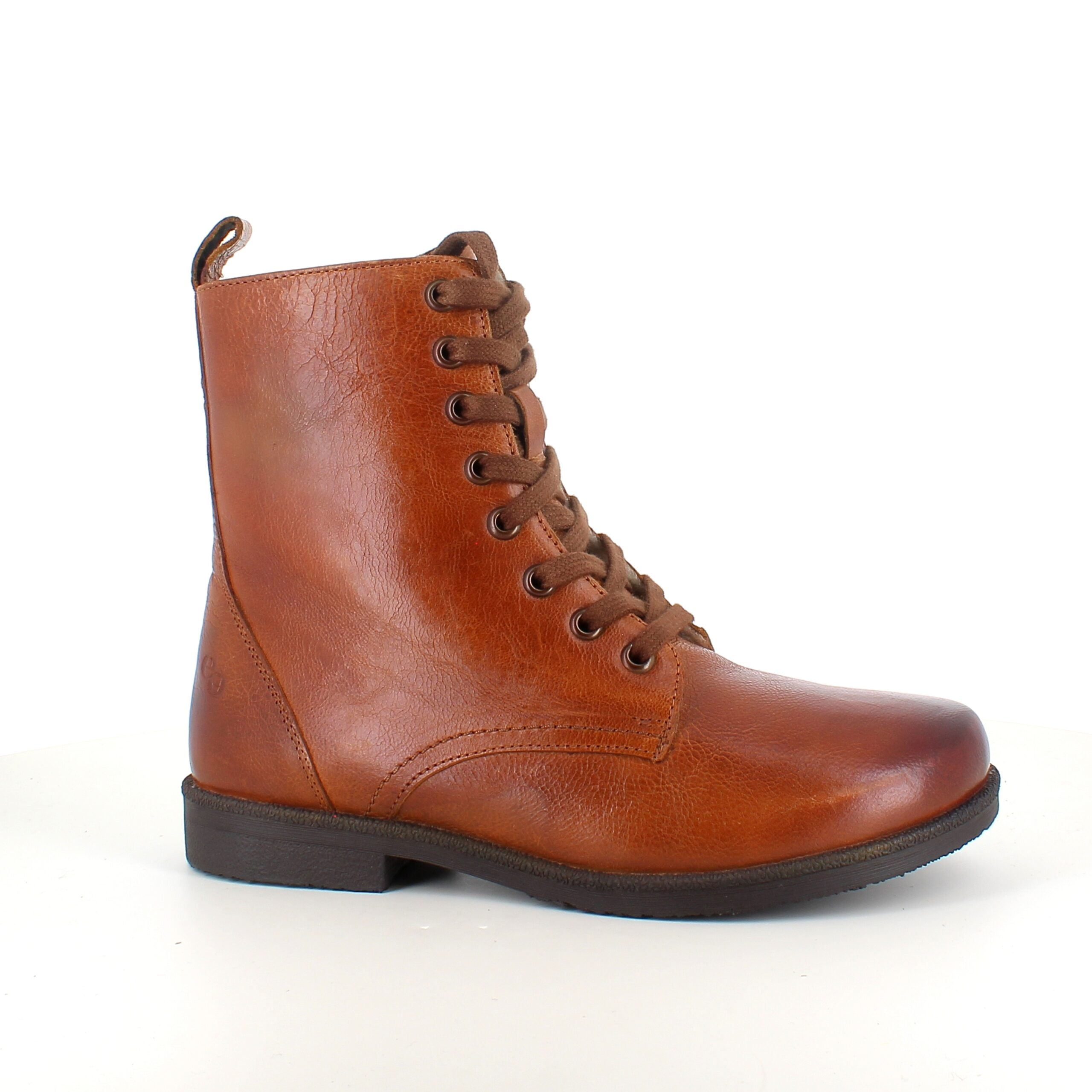 Green Comfort vinterstøvle med uldfor i congnac