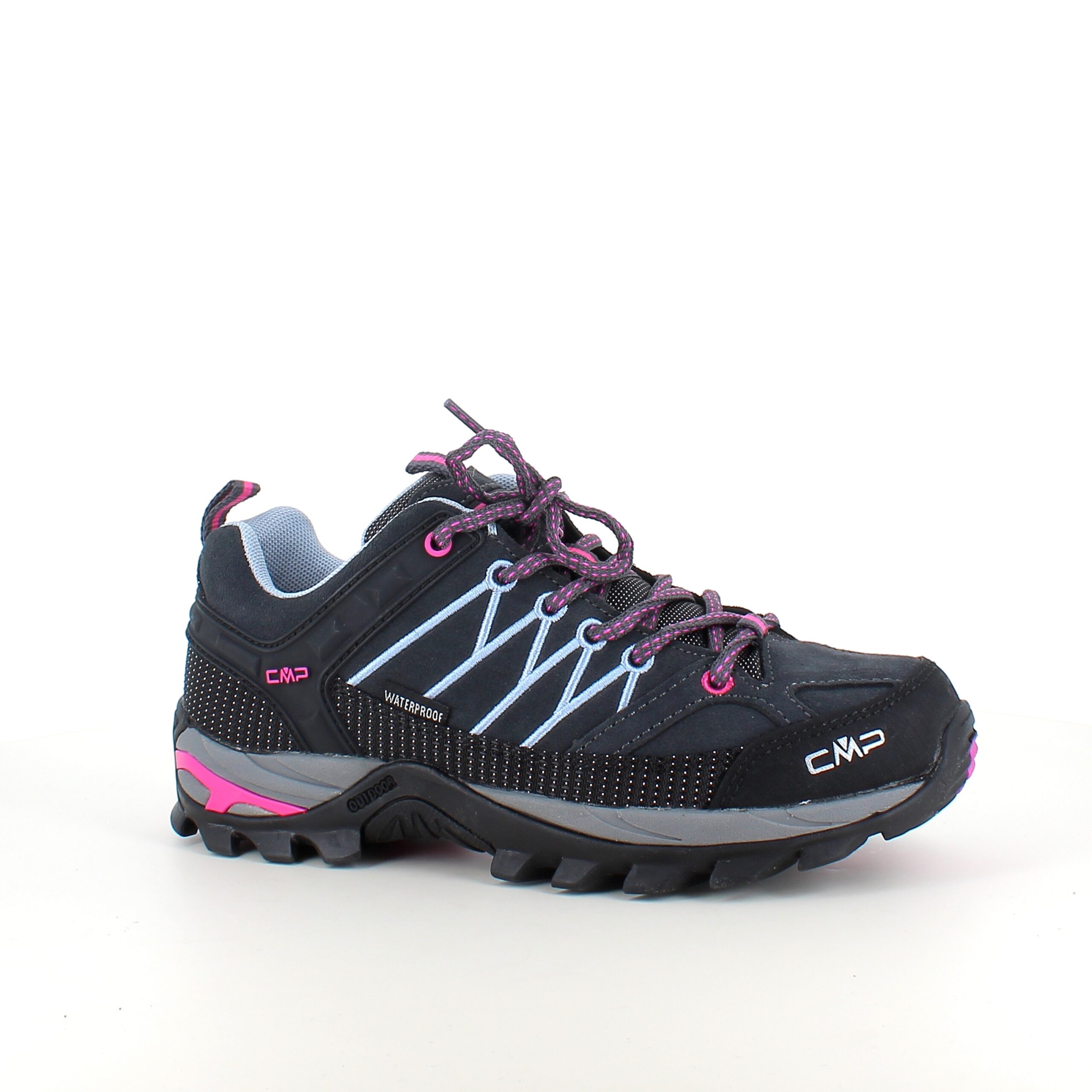 CMP letvægts vandresko – navy vandresko med pink detaljer & vandtæt membran