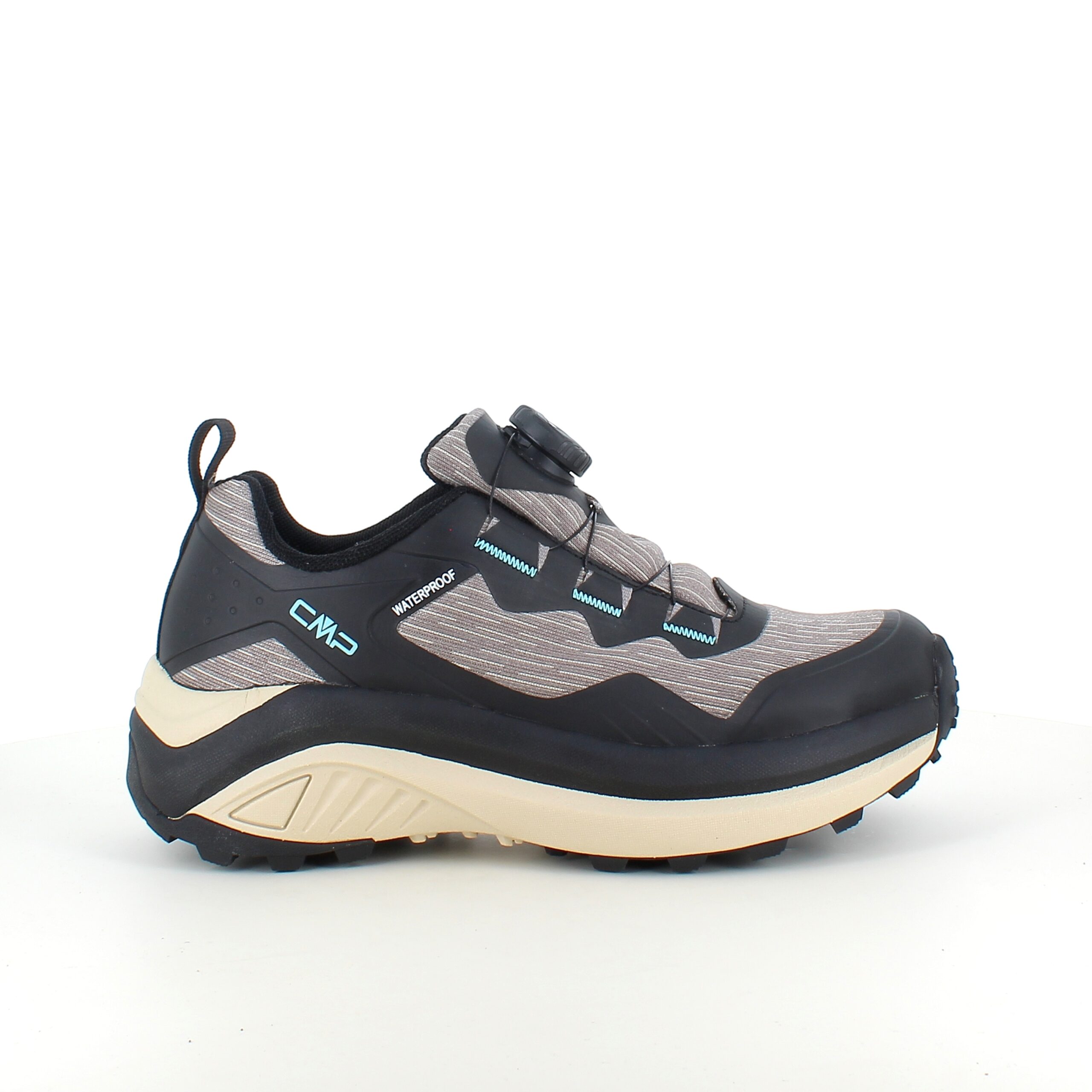 Grå, vandtætte vandresko fra CMP med BOA-lukning