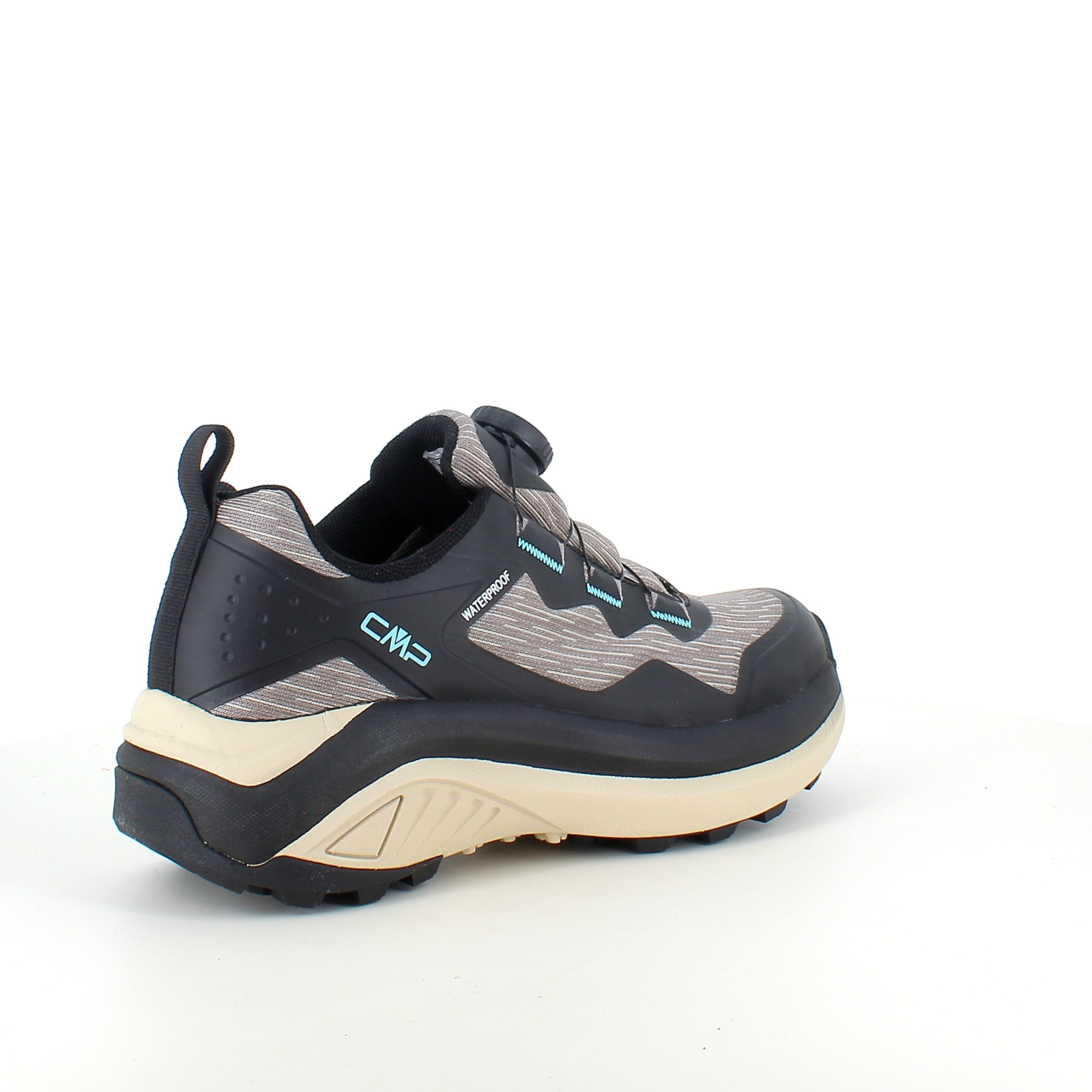 Grå, vandtætte vandresko fra CMP med BOA-lukning