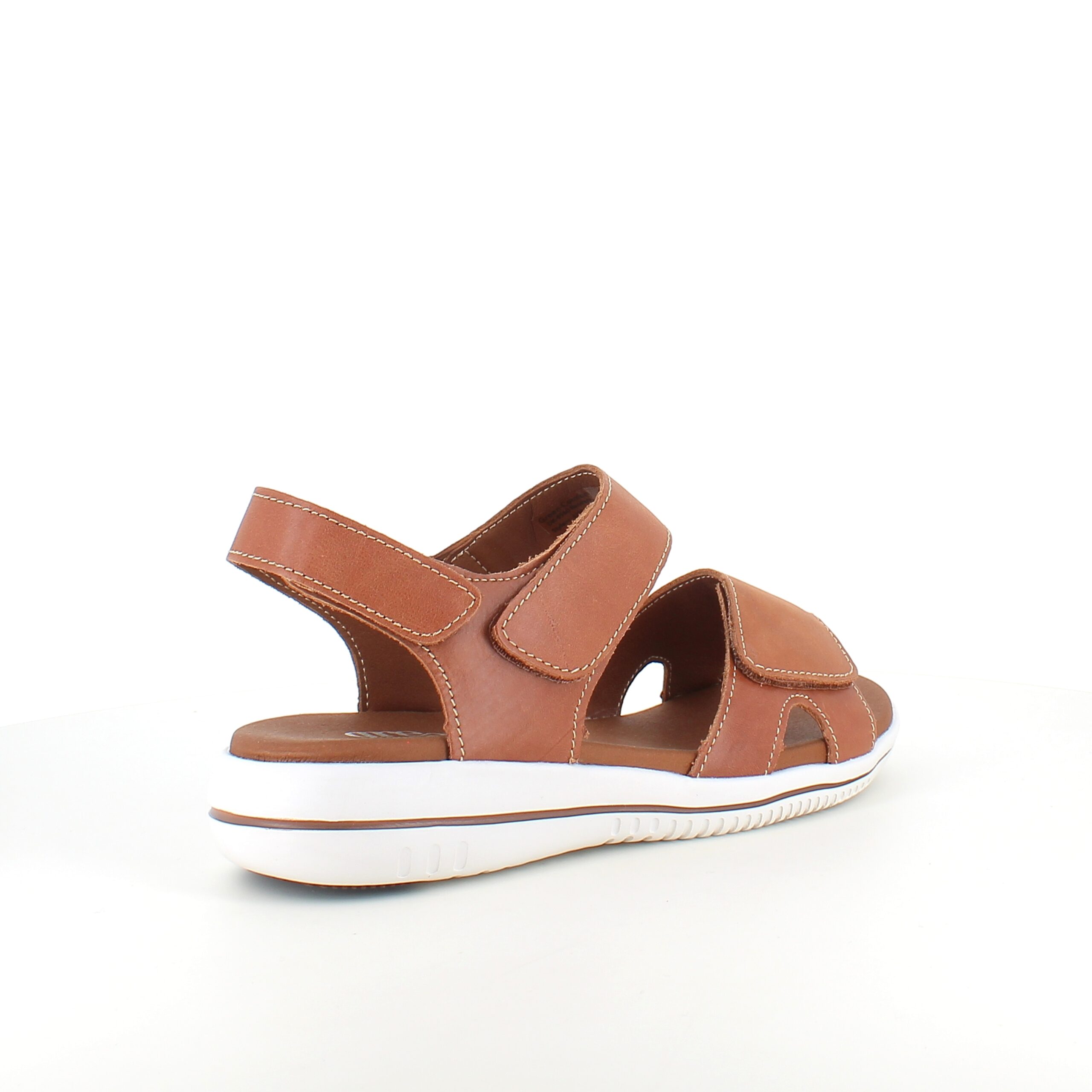 Brun skindsandal fra Green Comfort