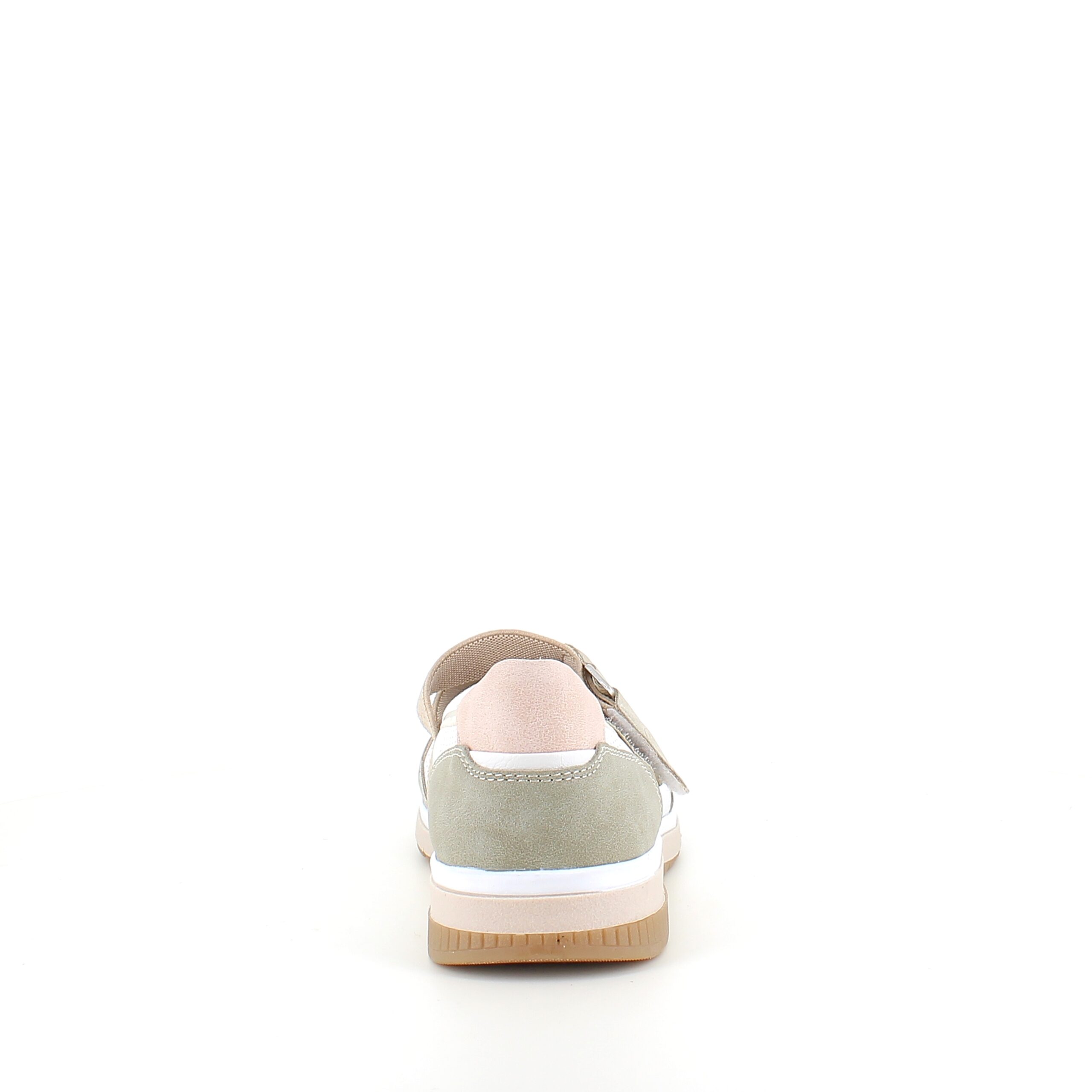 Relife ballerina sko med velcro – beige komfortsko med massageeffekt