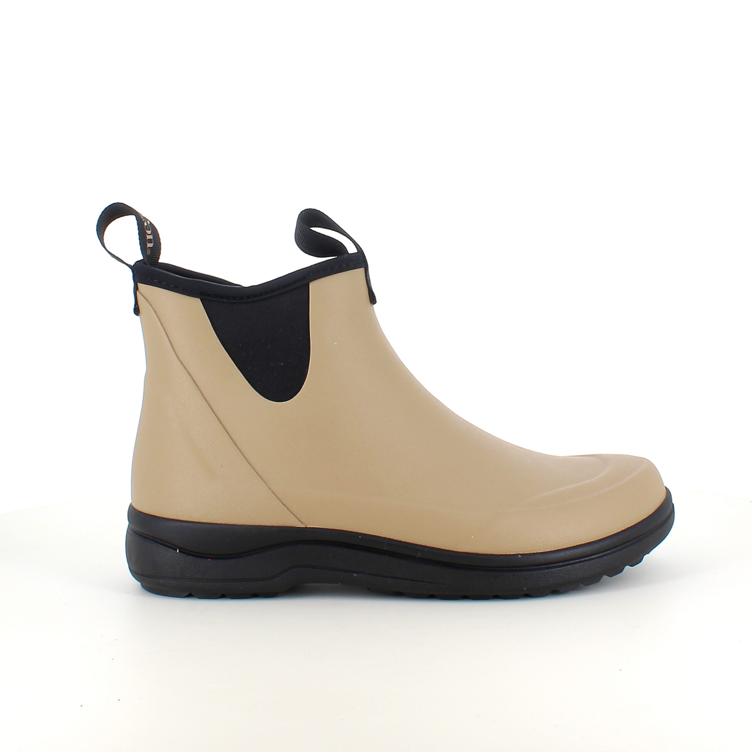 Green Comfort gummistøvle i beige med svangstøtte