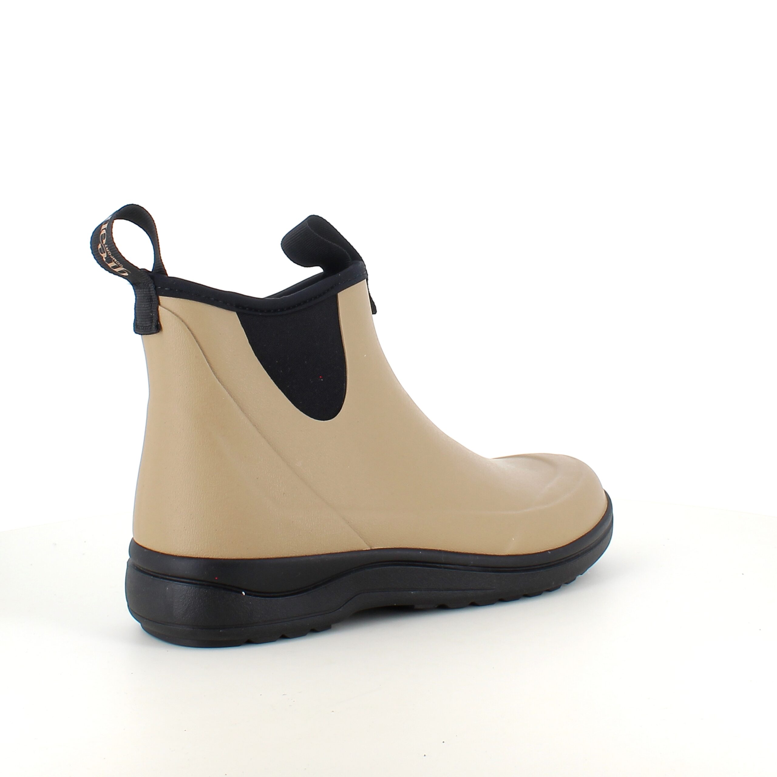 Green Comfort gummistøvle i beige med svangstøtte