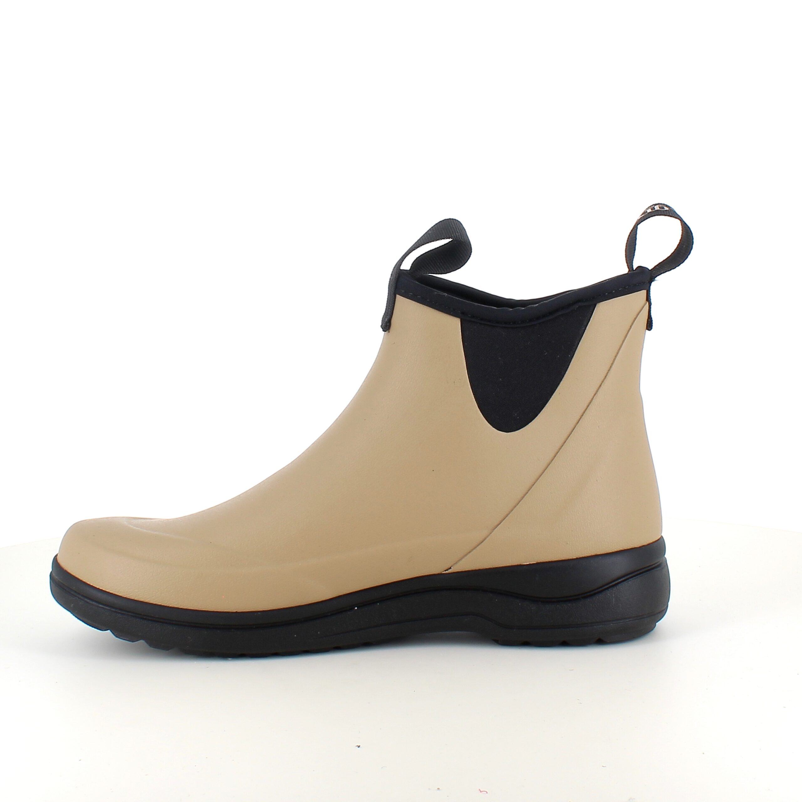 Green Comfort gummistøvle i beige med svangstøtte