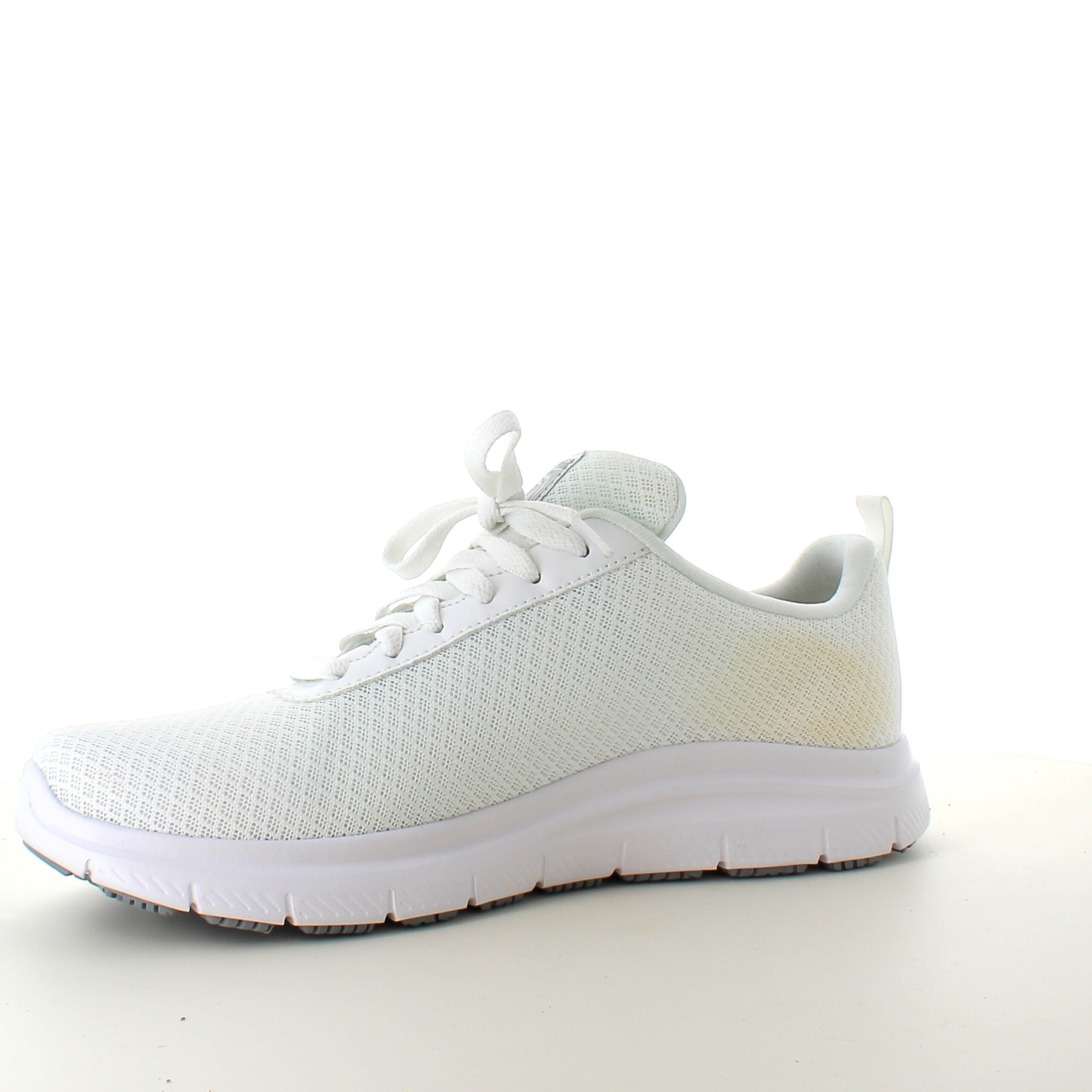 Skechers Work i hvid med åndbart materiale