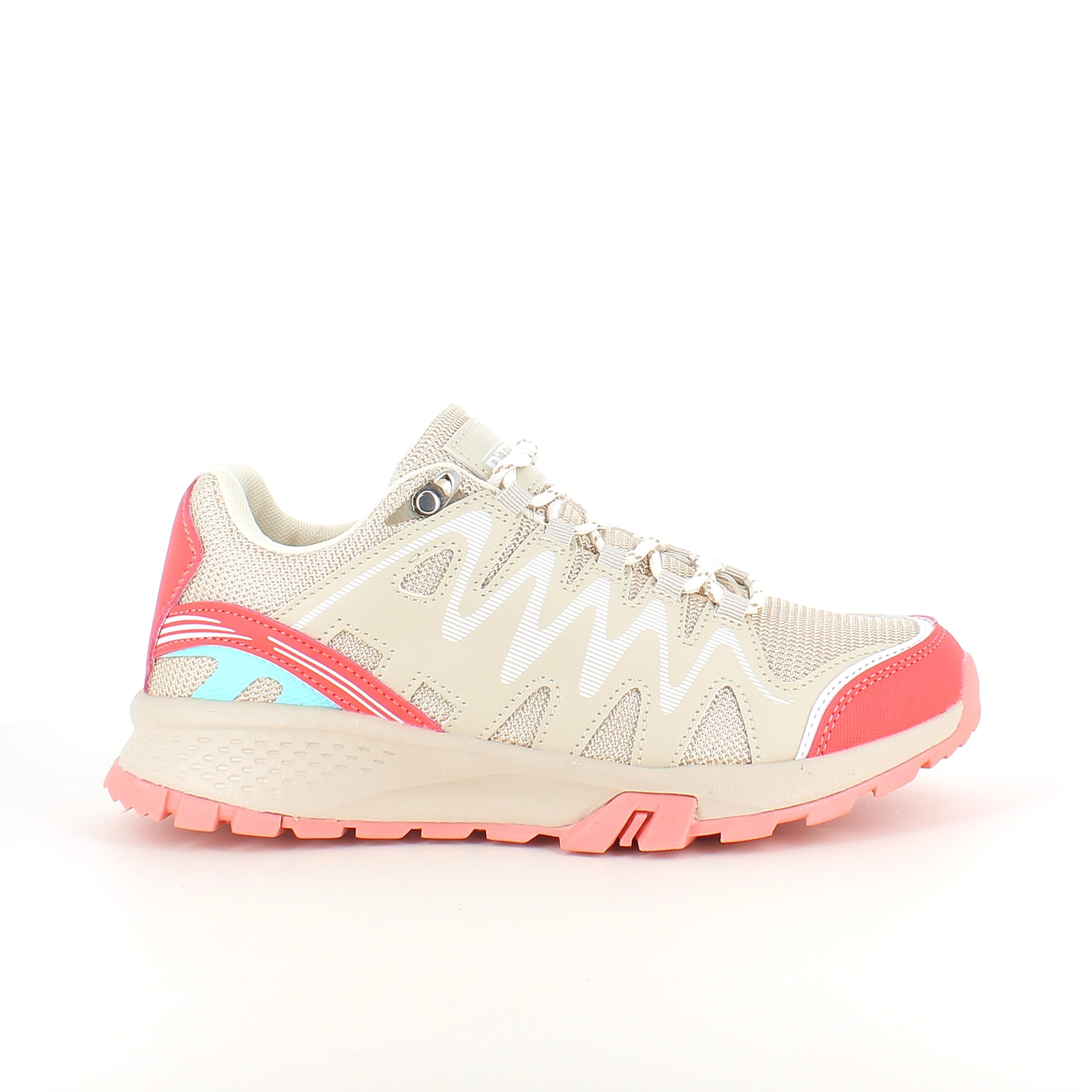 Beige sko med åndbar overdel og flotte detaljer