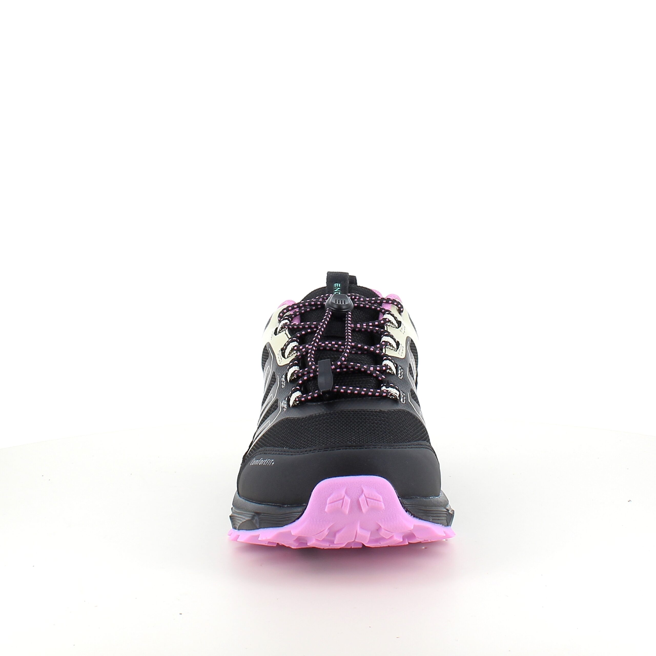 Endurance vandtæt sko i sort med stødabsorberende sål