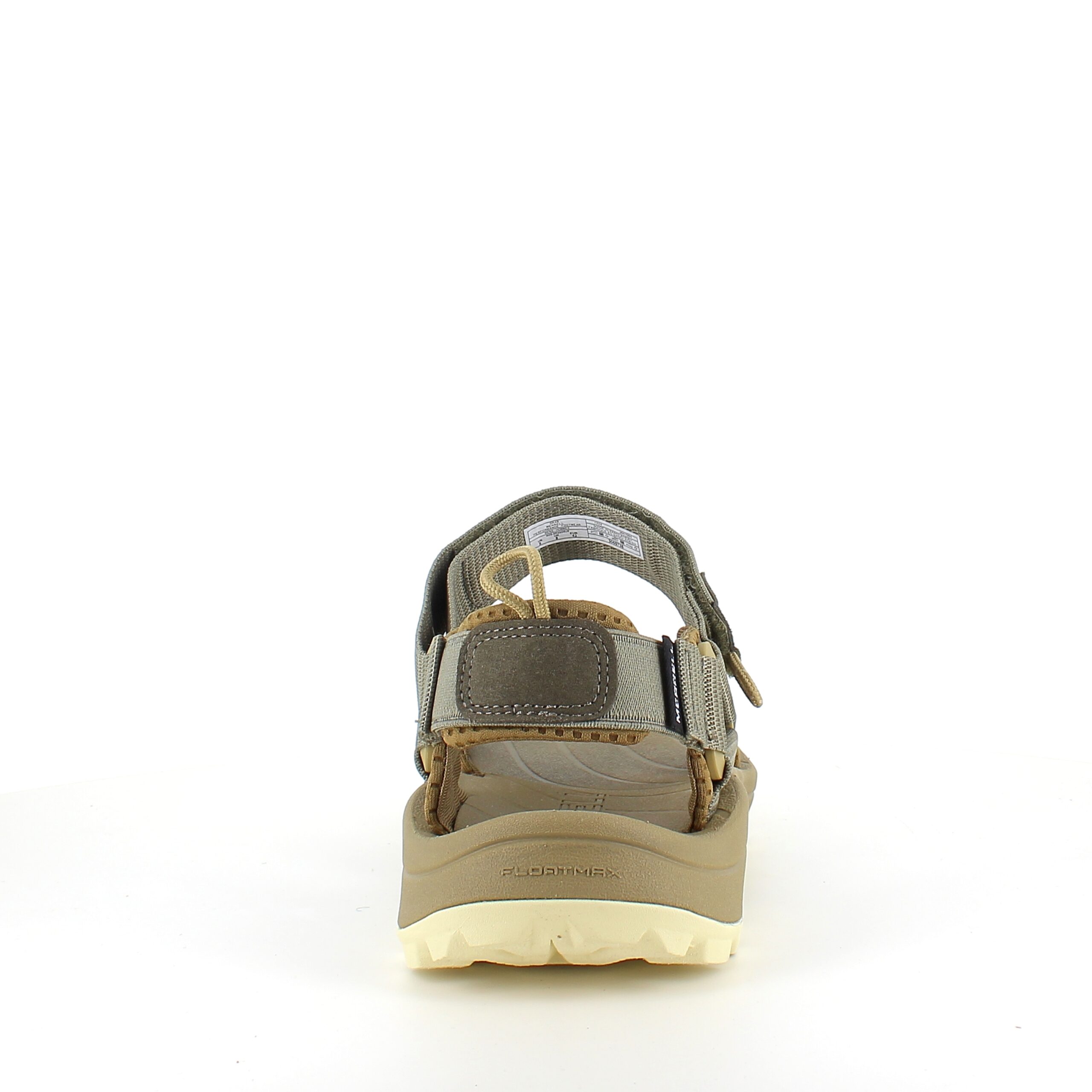 Grøn letvægts vandresandal til mænd med god svangstøtte.