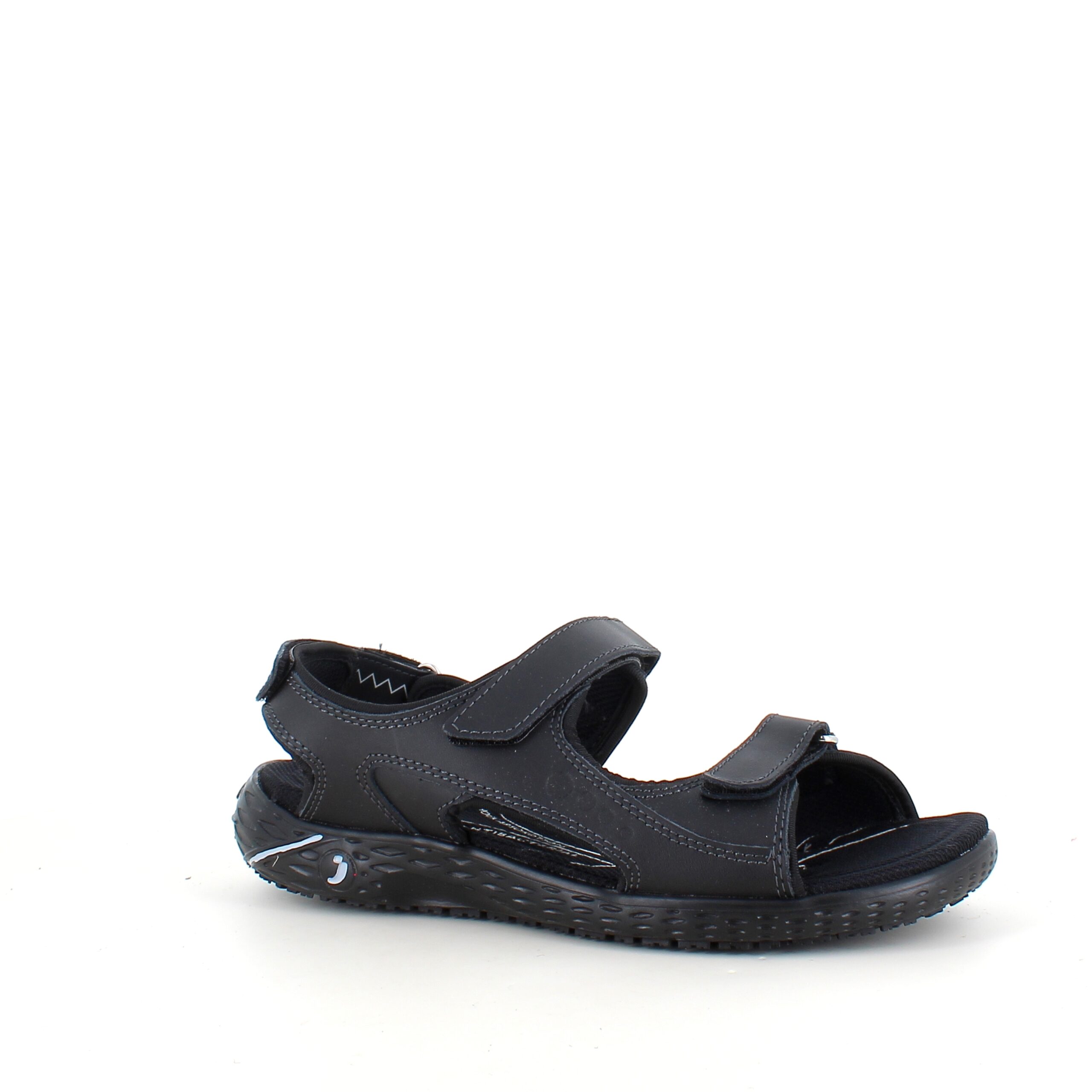 Sort skridsikker arbejdssandal