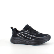 Sort sneakers i åndbart mesh