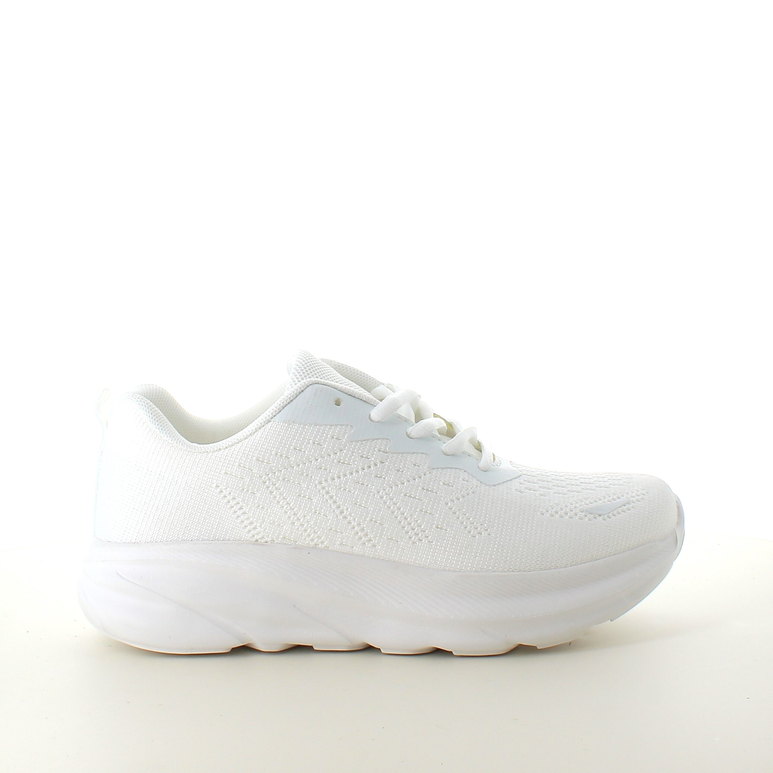 Hvid letvægtssko med god stødabsorbering