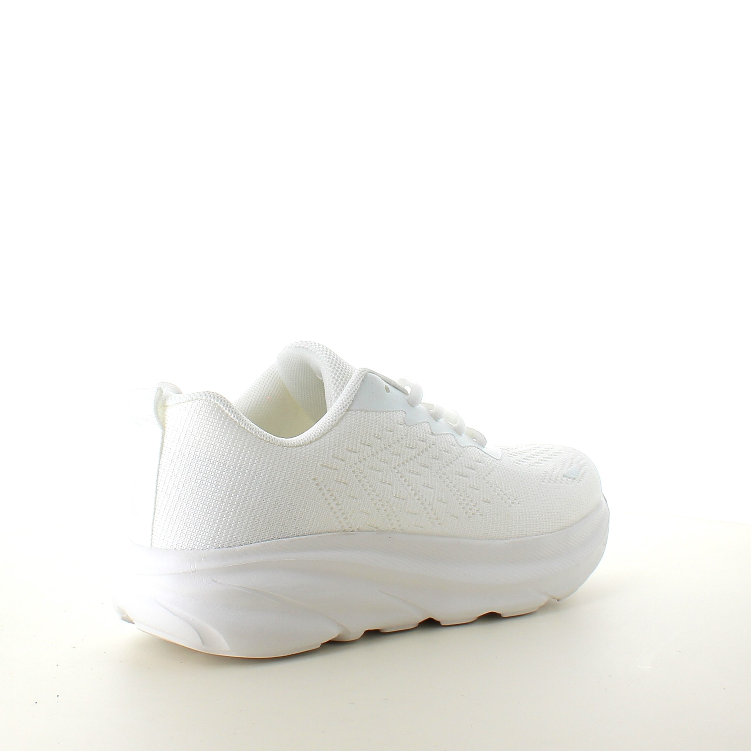 Hvid letvægtssko med god stødabsorbering
