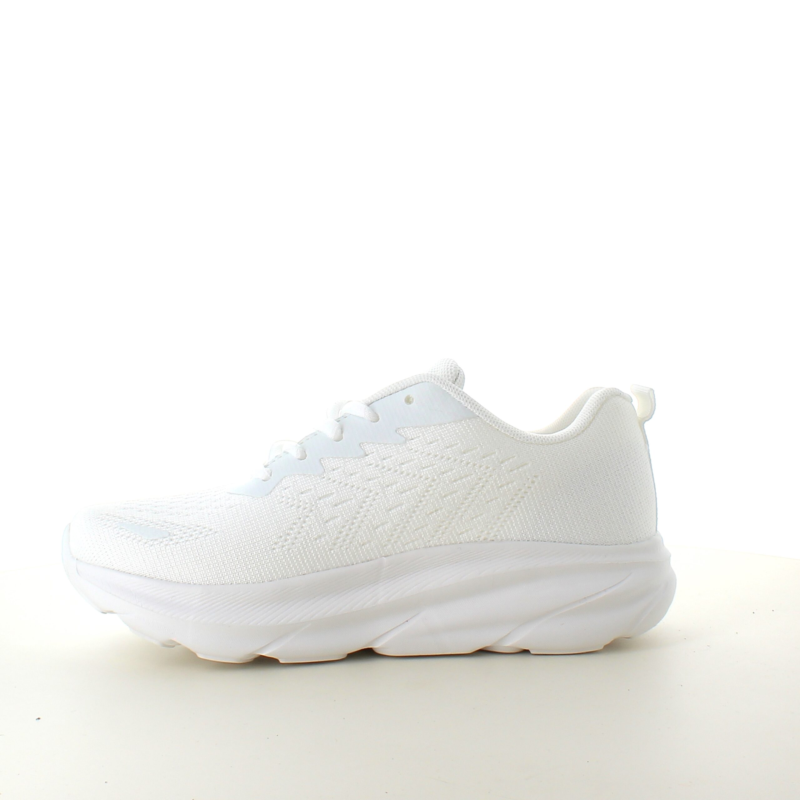 Hvid letvægtssko med god stødabsorbering
