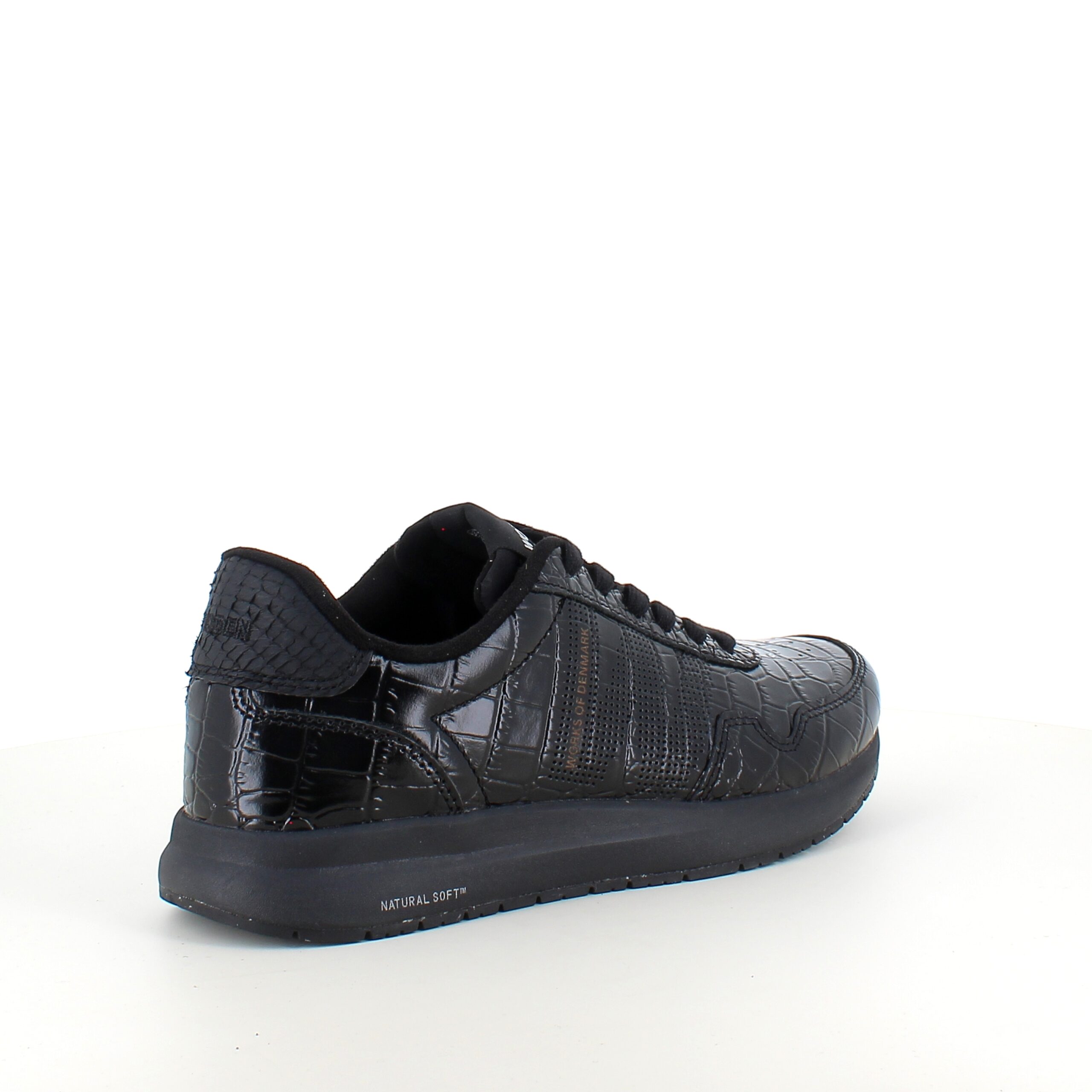 Sort Wodensko i krokodillelook