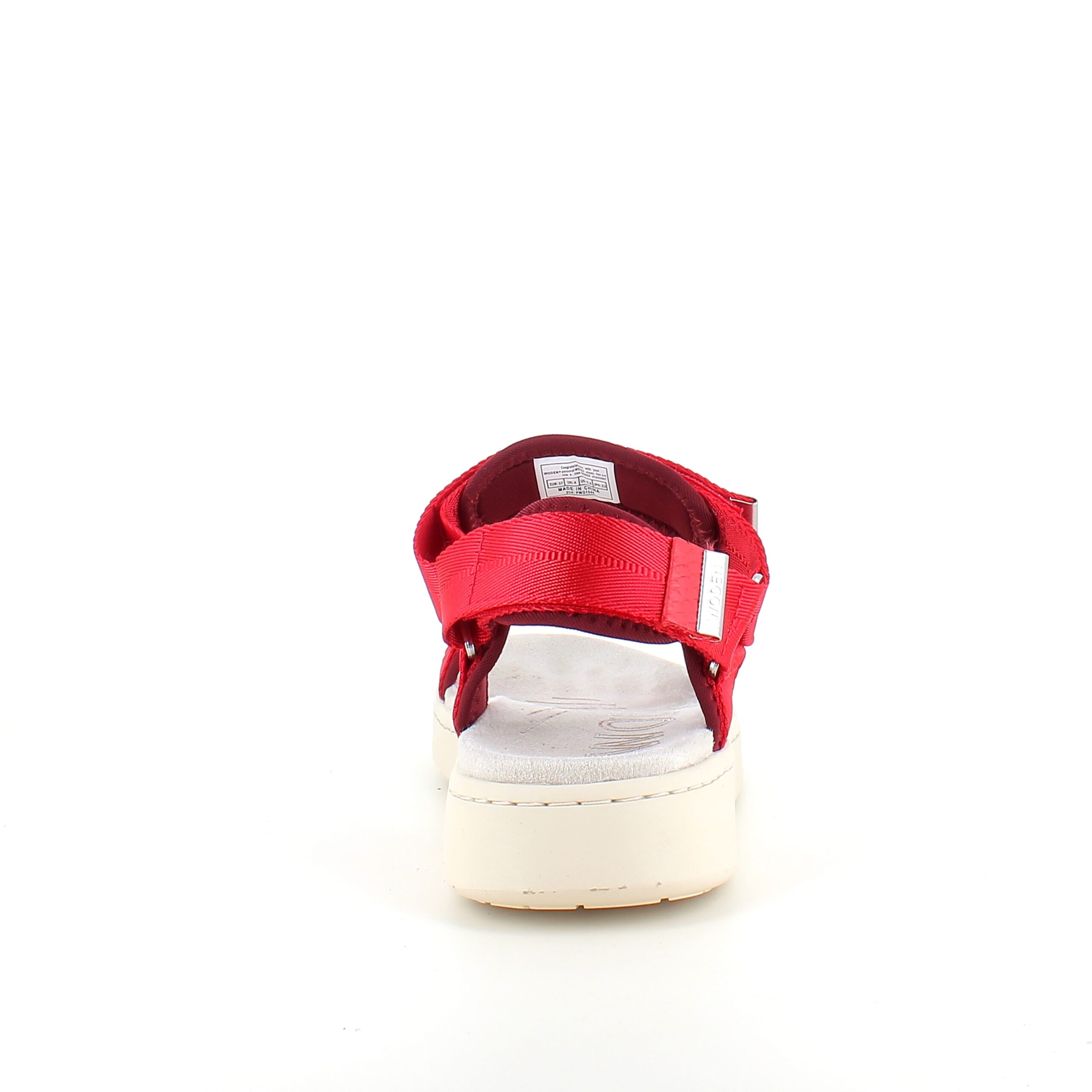 Smart rød sandal fra Woden