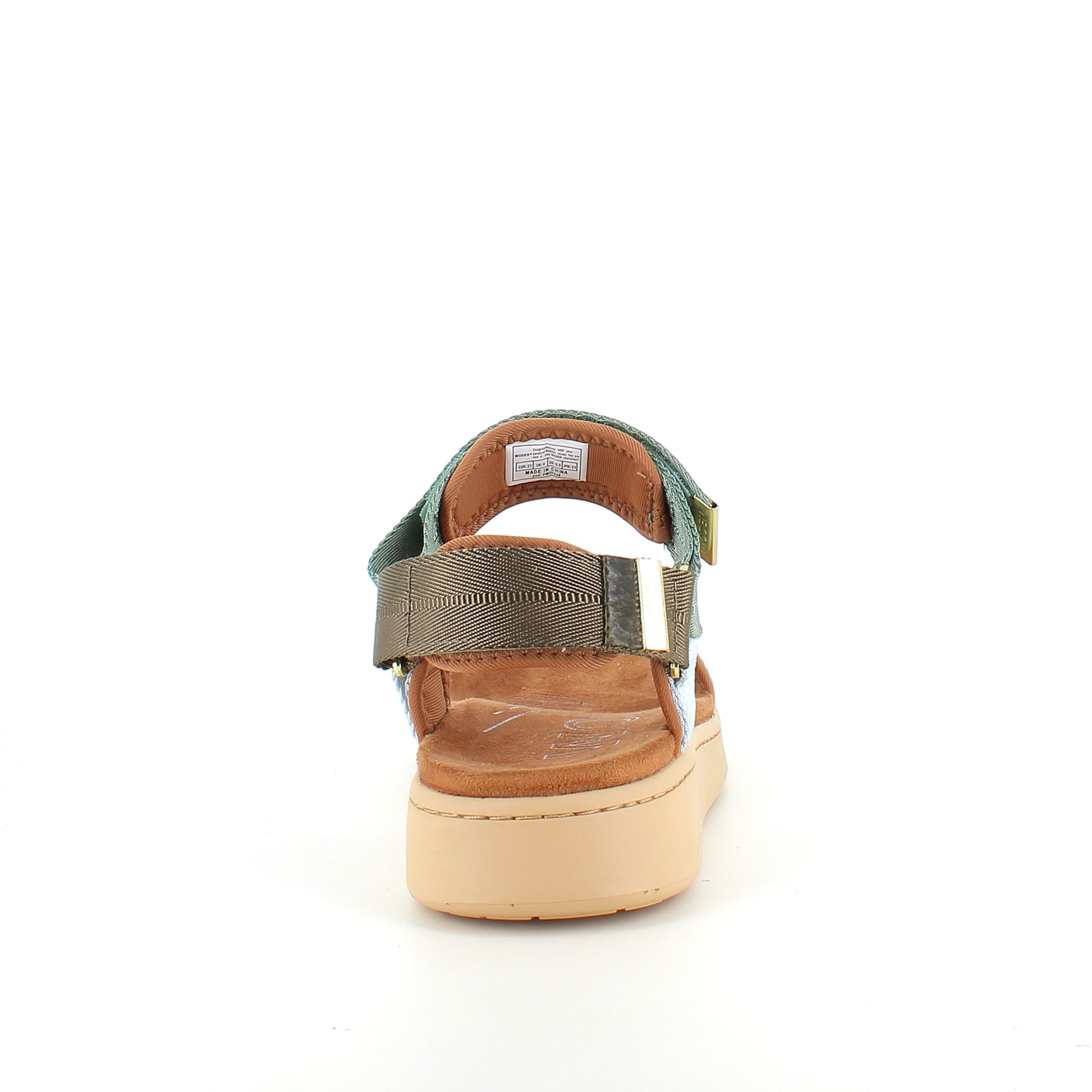 Smart multifarvet sandal fra Woden