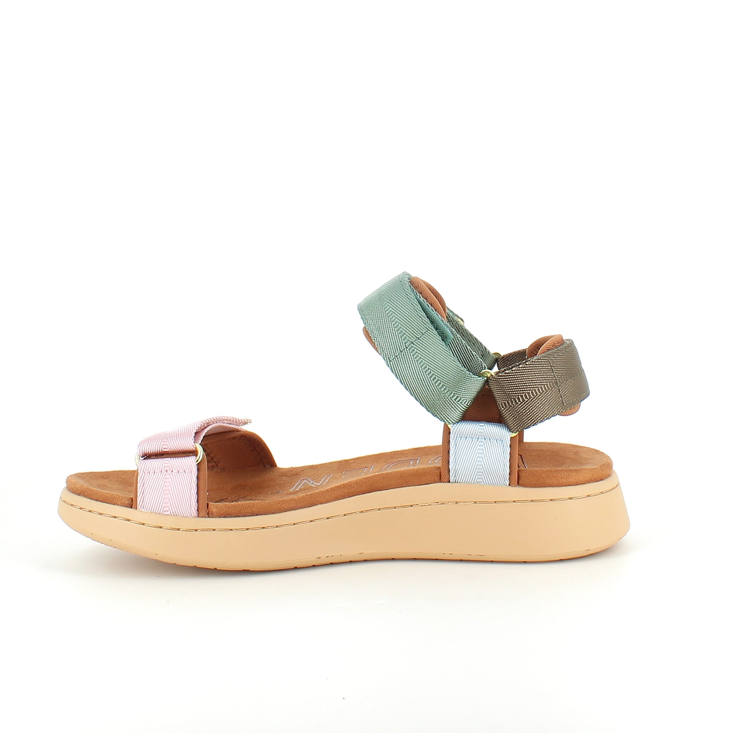 Smart multifarvet sandal fra Woden