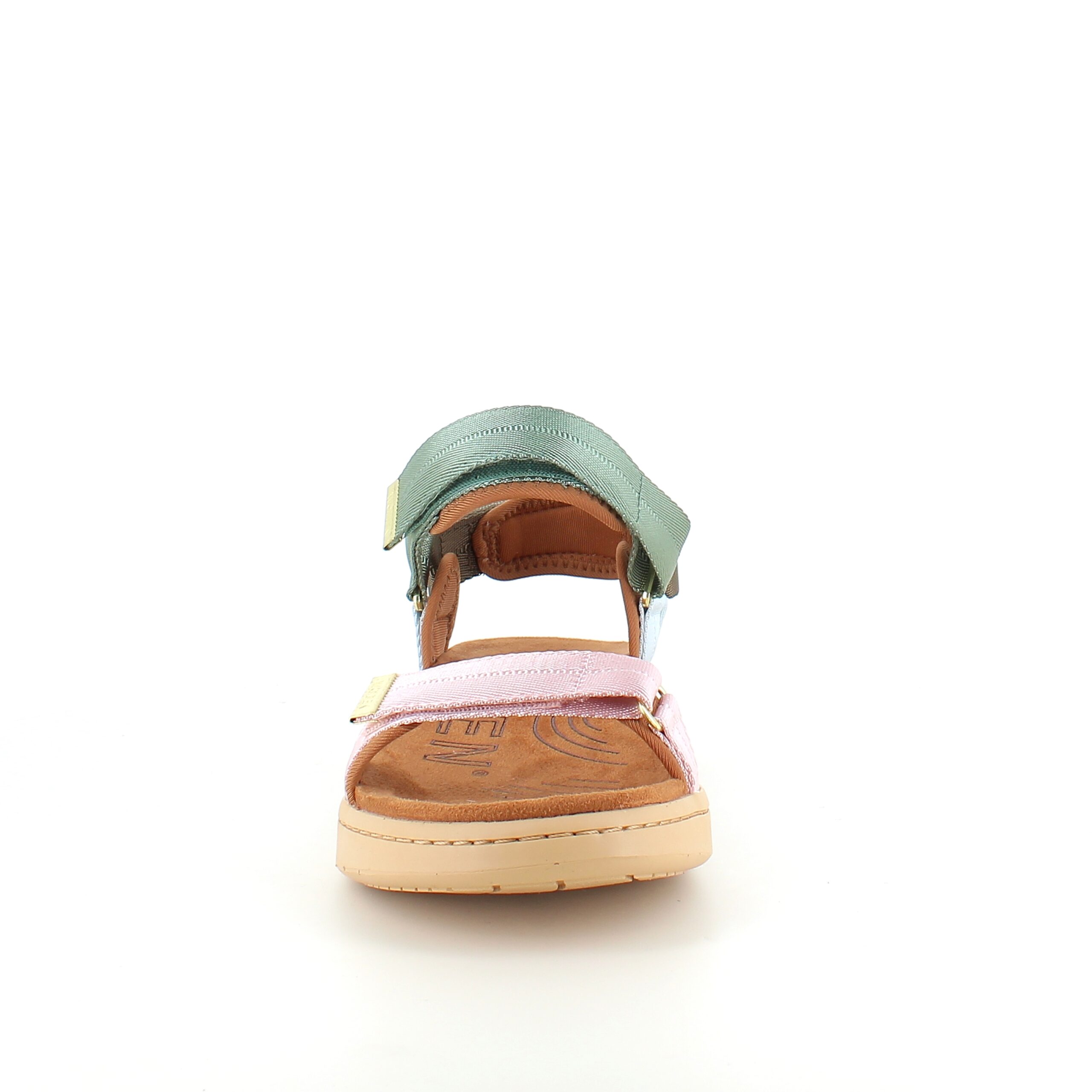Smart multifarvet sandal fra Woden