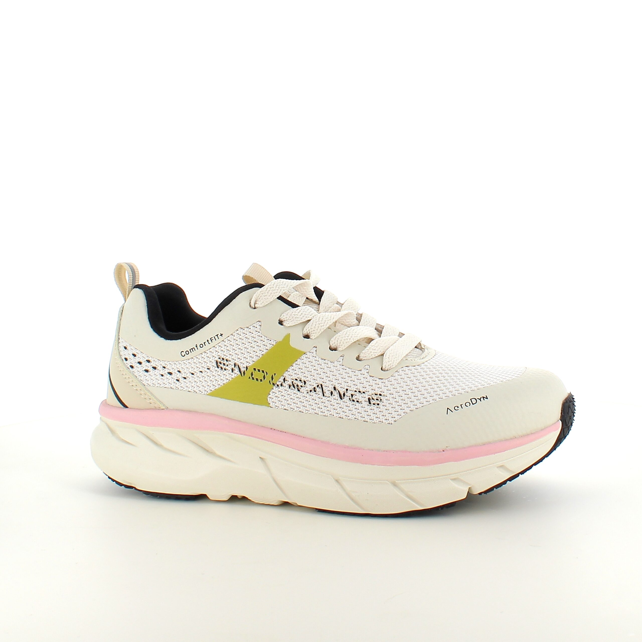 Åndbare Endurance Comfortfit sneakers med rosa detaljer