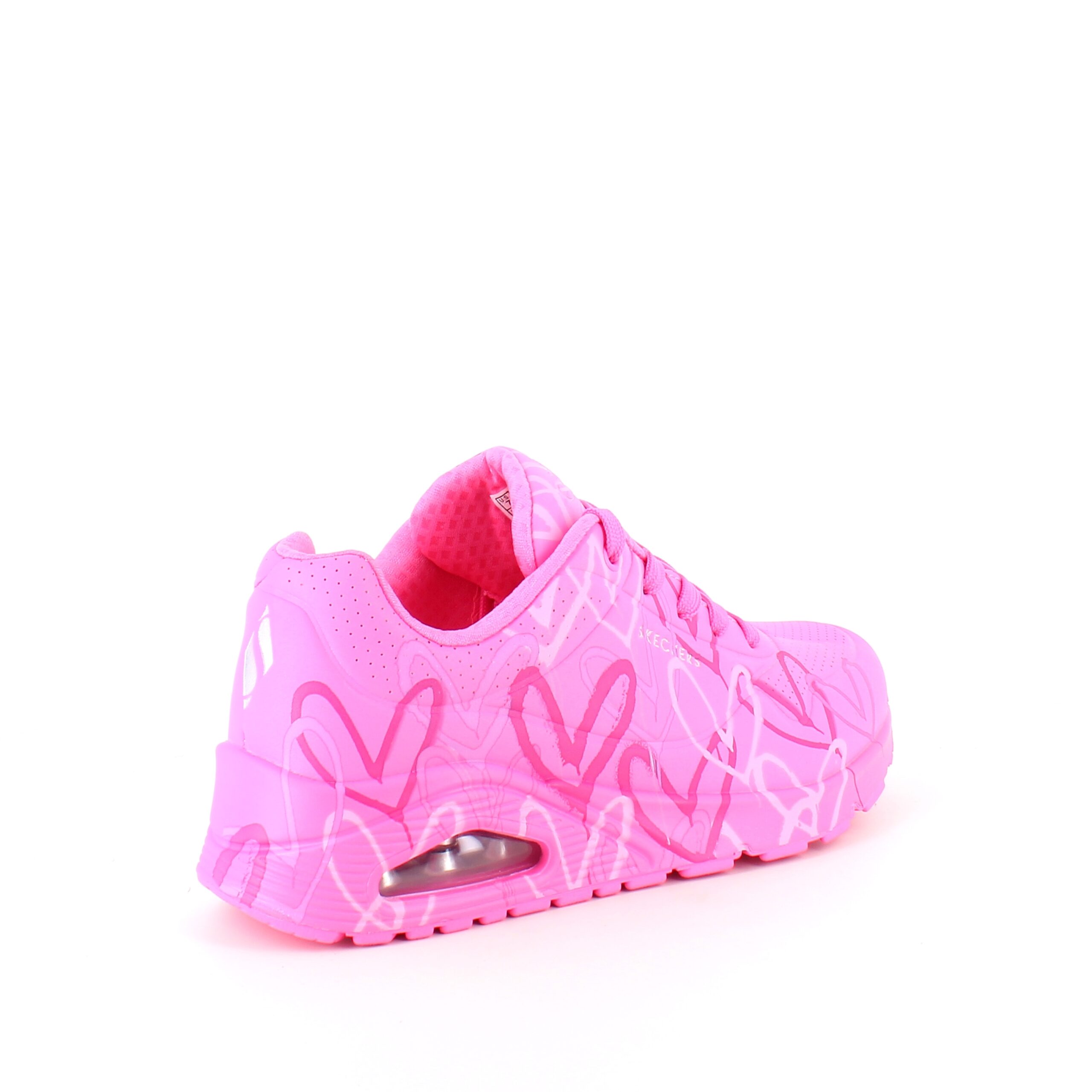 Pink hjerte sko fra Skechers