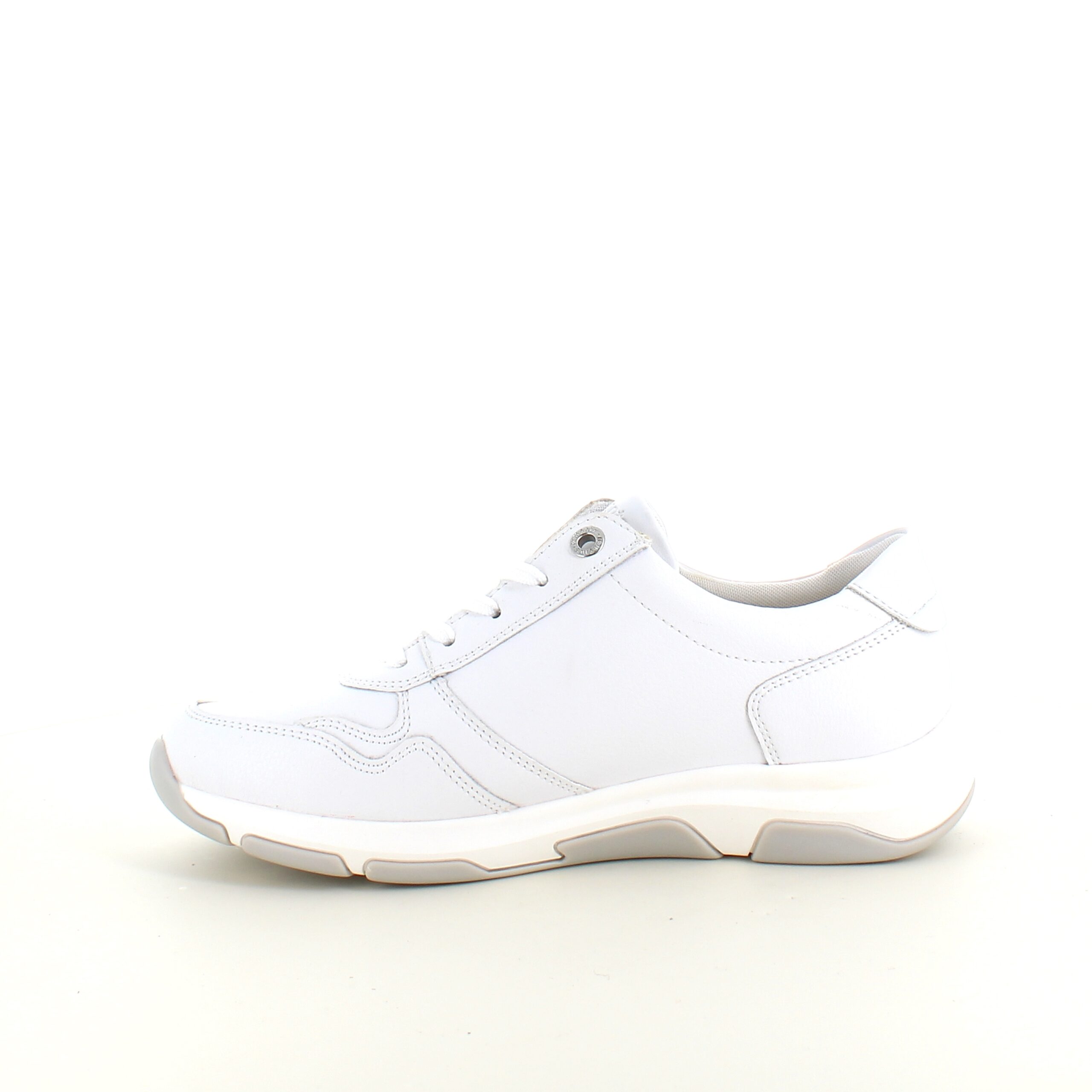 Hvid Remonte sko i skind med fremragende svangstøtte.