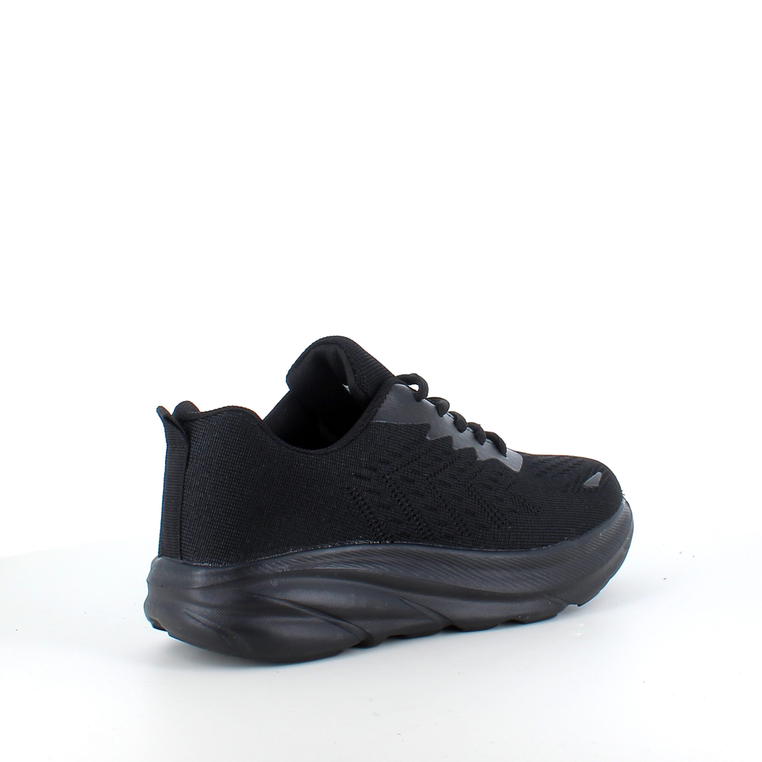 Sort letvægtssko med god stødabsorbering