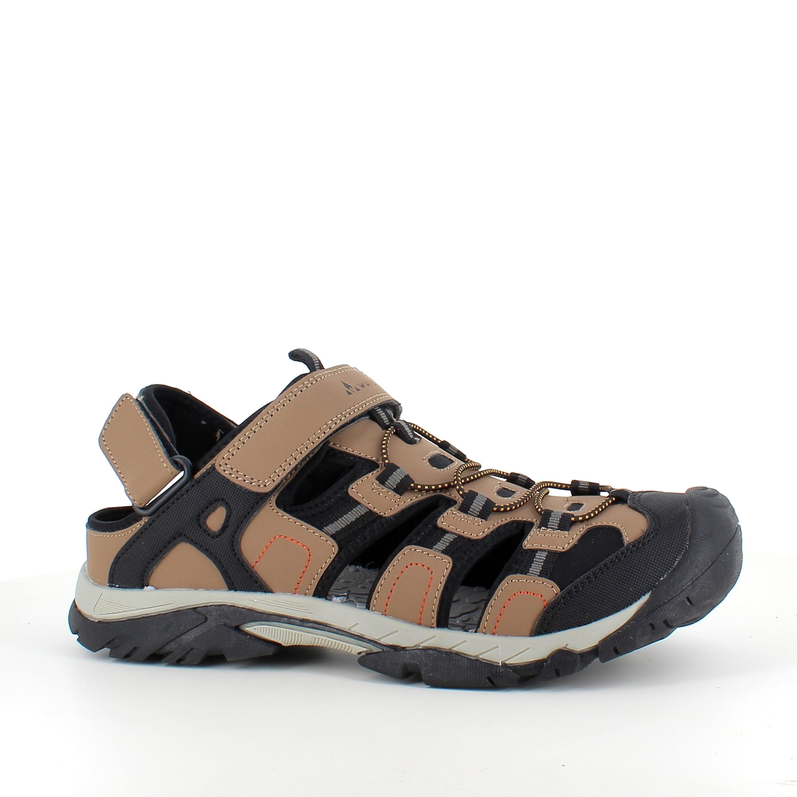 Lukket brun herresandal fra Whistler med aftagelig bagrem