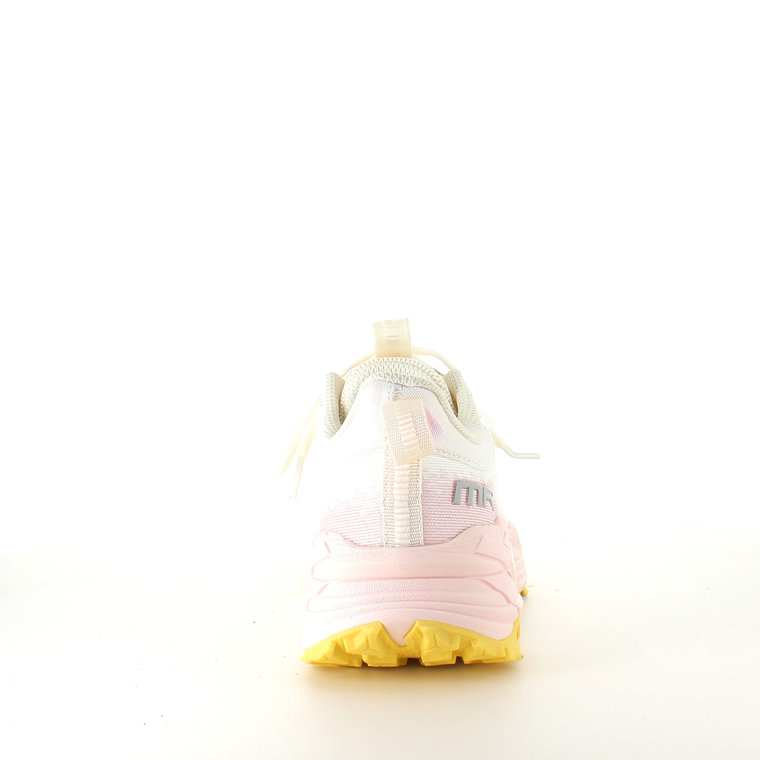 Råhvide letvægtssko med rosa Nonslip ydersål