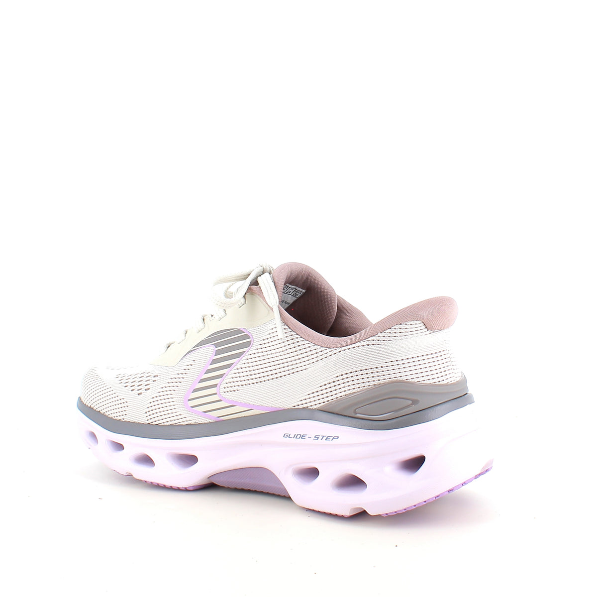Skechers dame sneakers i beige – Slip-ins med Arch Fit og ekstra stødabsorbering