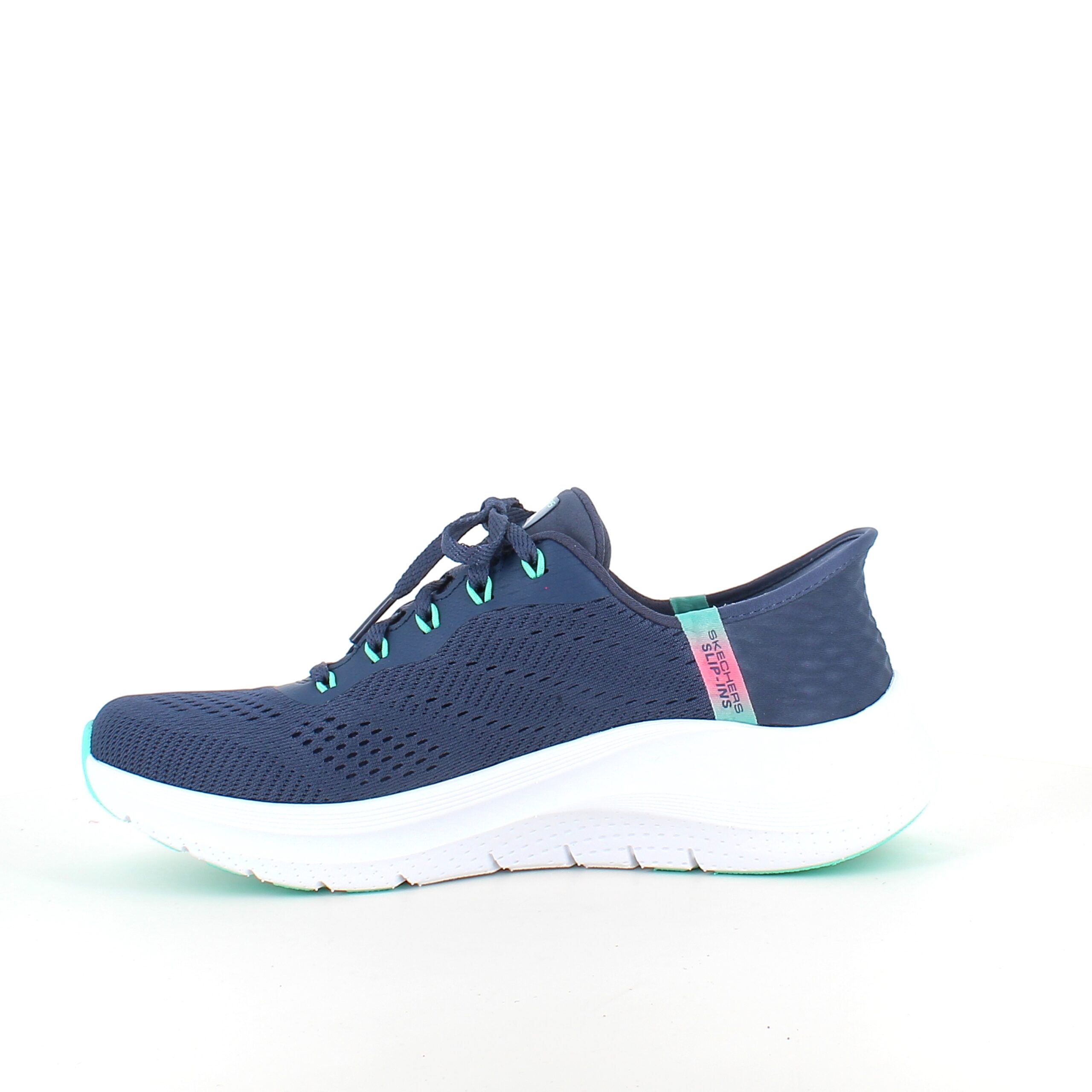 Skechers Slip-ins med Arch Fit – blå sneaker med hands free komfort