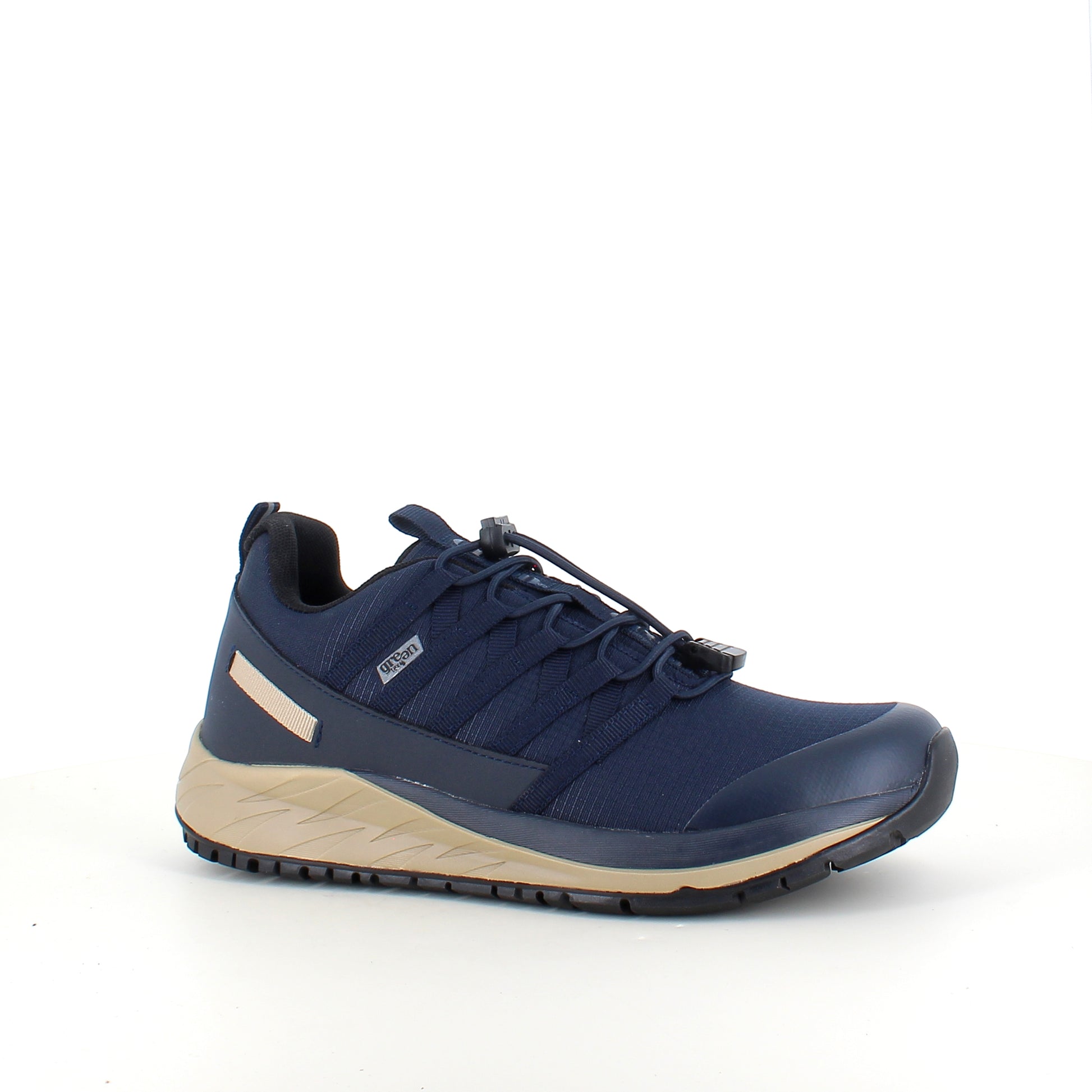 Green Comfort Path Pipi – blå outdoor sneaker med H-læst & svangstøtte